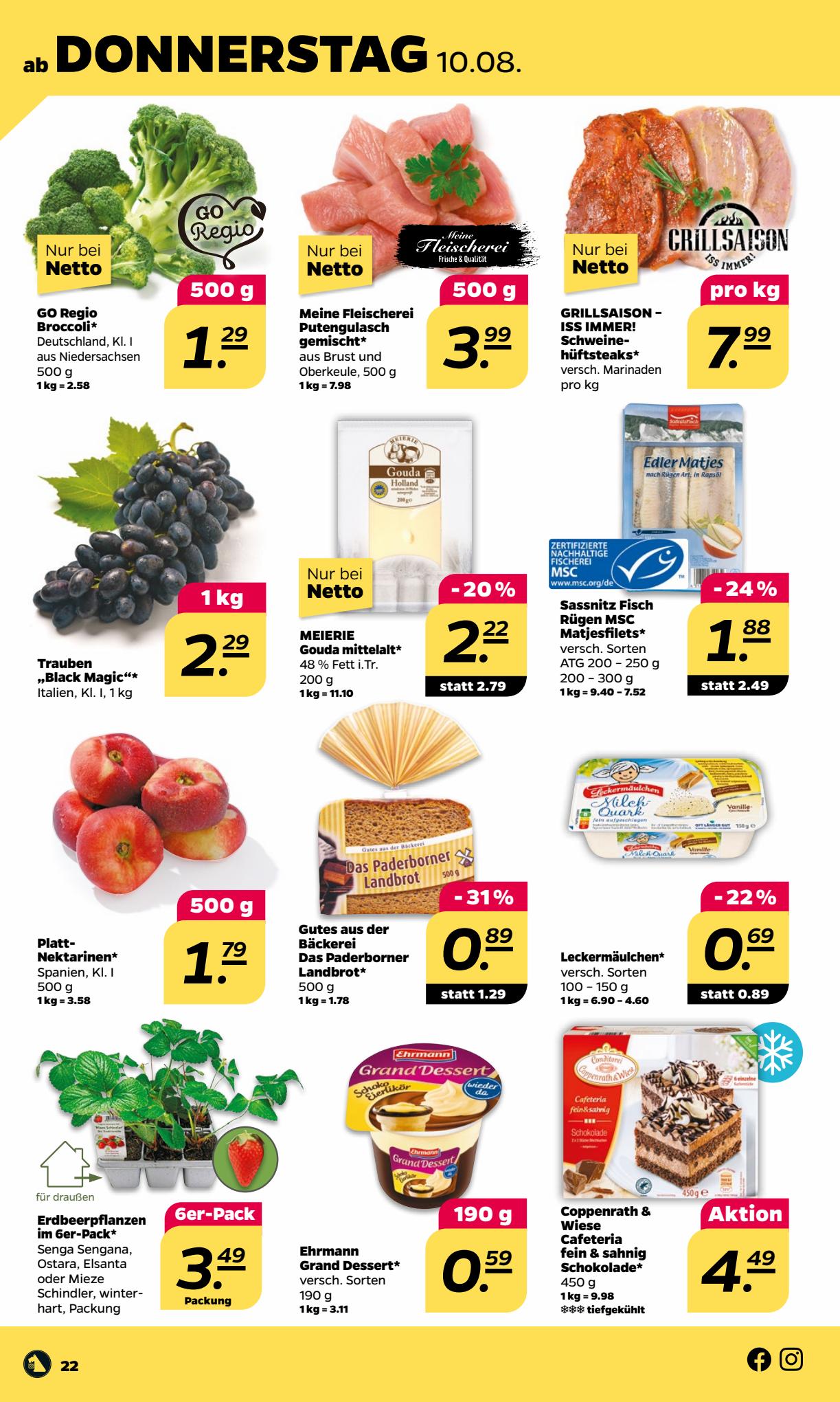 Netto Prospekt 6 – 12 August 2023 Seite 22