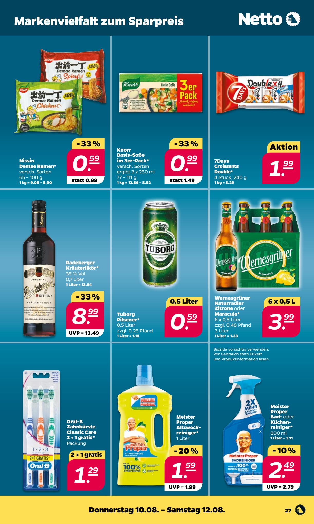Netto Prospekt 6 – 12 August 2023 Seite 27