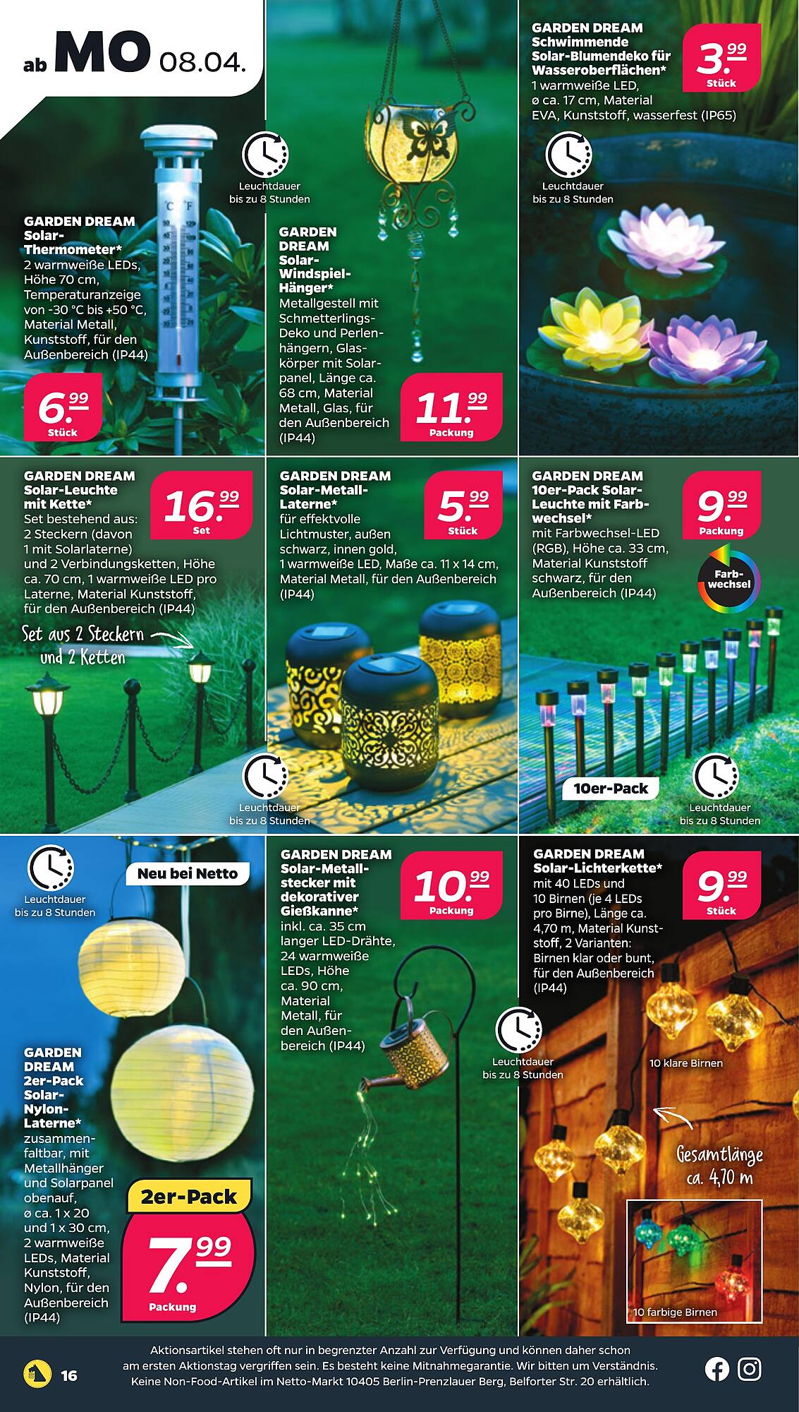 Netto Prospekt 8 – 13 April 2024 Seite 16
