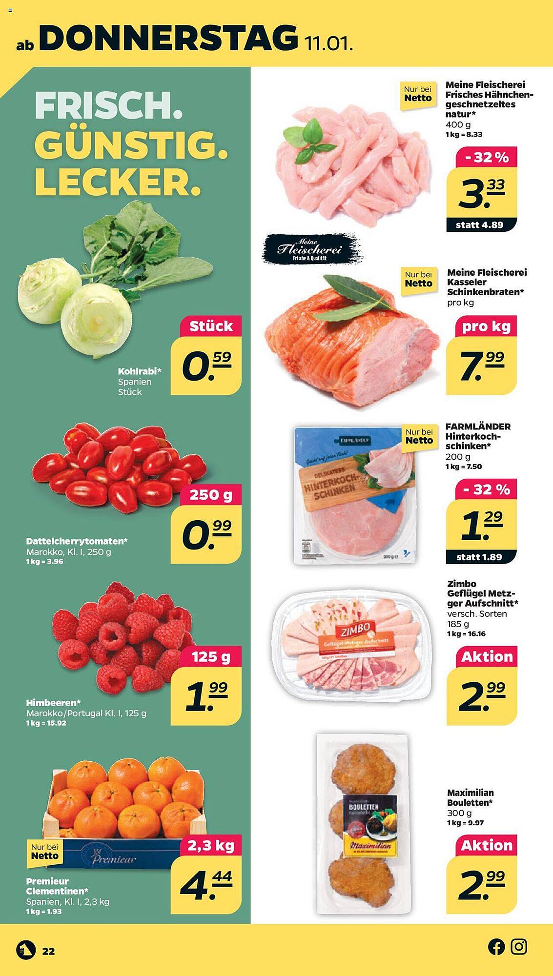 Netto Prospekt 8 – 13 Januar 2024 Seite 22