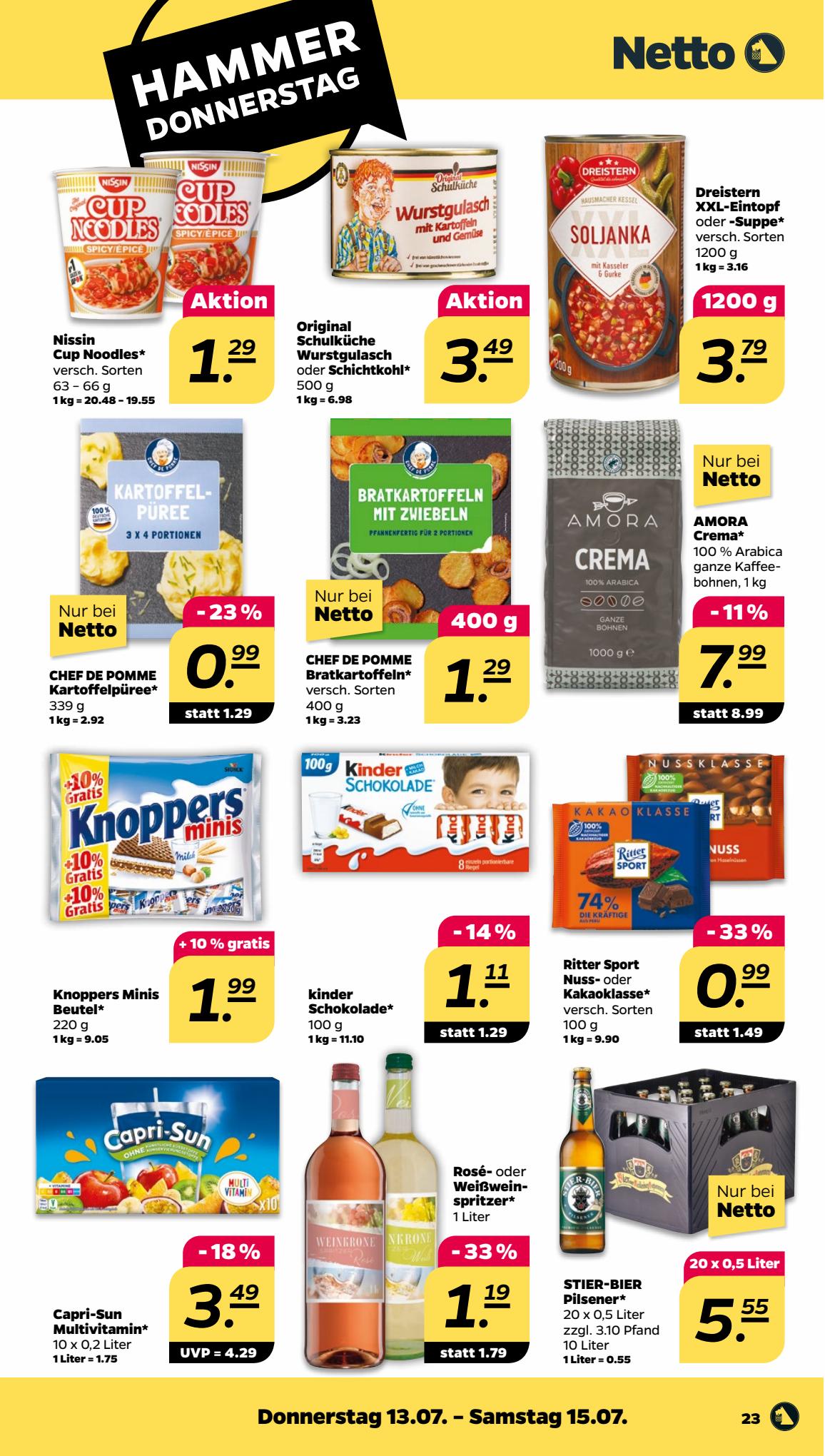 Netto Prospekt 9 – 15 Juli 2023 Seite 23