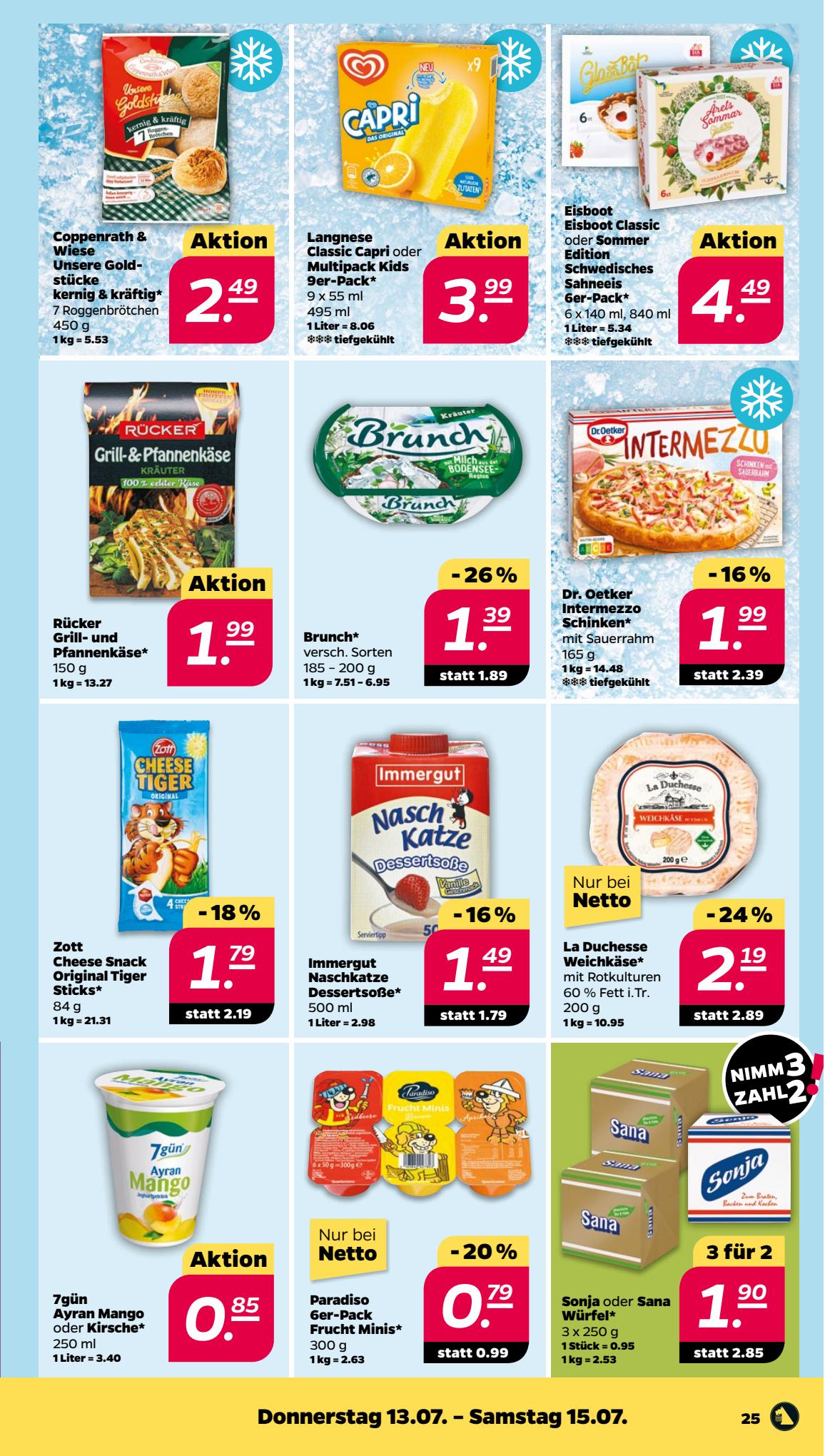 Netto Prospekt 9 – 15 Juli 2023 Seite 25