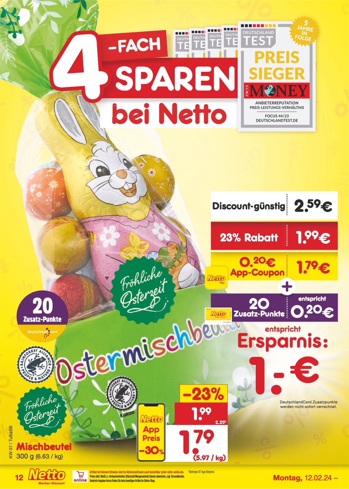 Netto Prospekt Lörrach-Brombach 12 – 17 Feb 2024 Seite 12