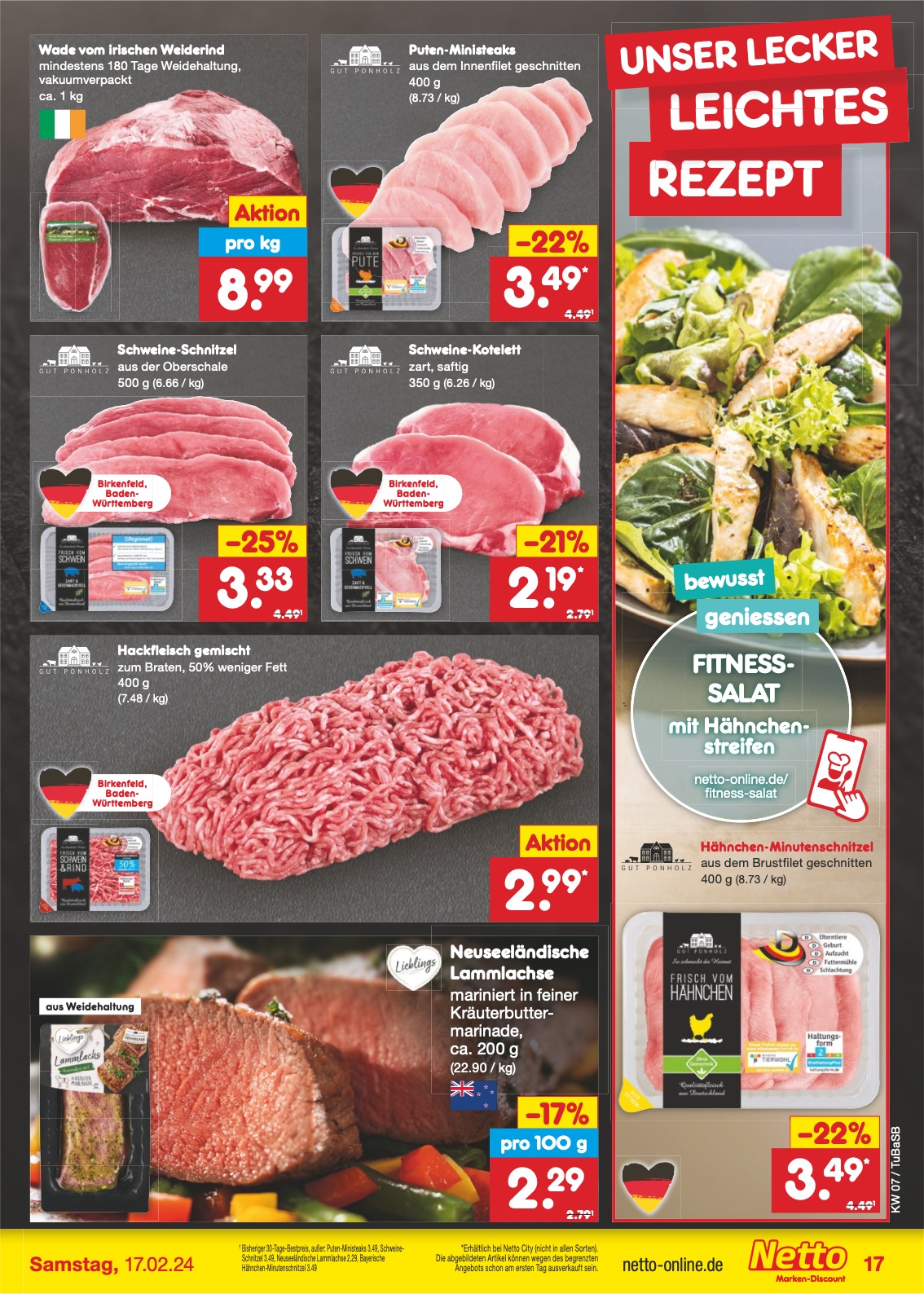 Netto Prospekt Lörrach-Brombach 12 – 17 Feb 2024 Seite 17