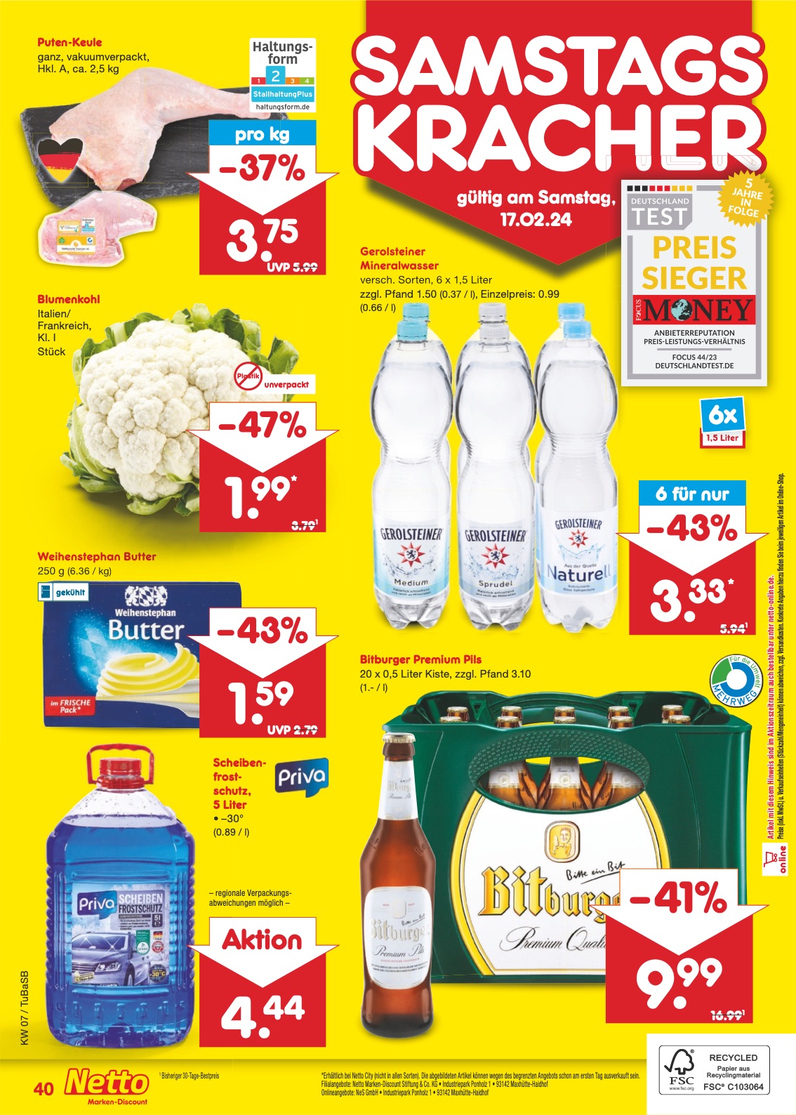 Netto Prospekt Lörrach-Brombach 12 – 17 Feb 2024 Seite 50