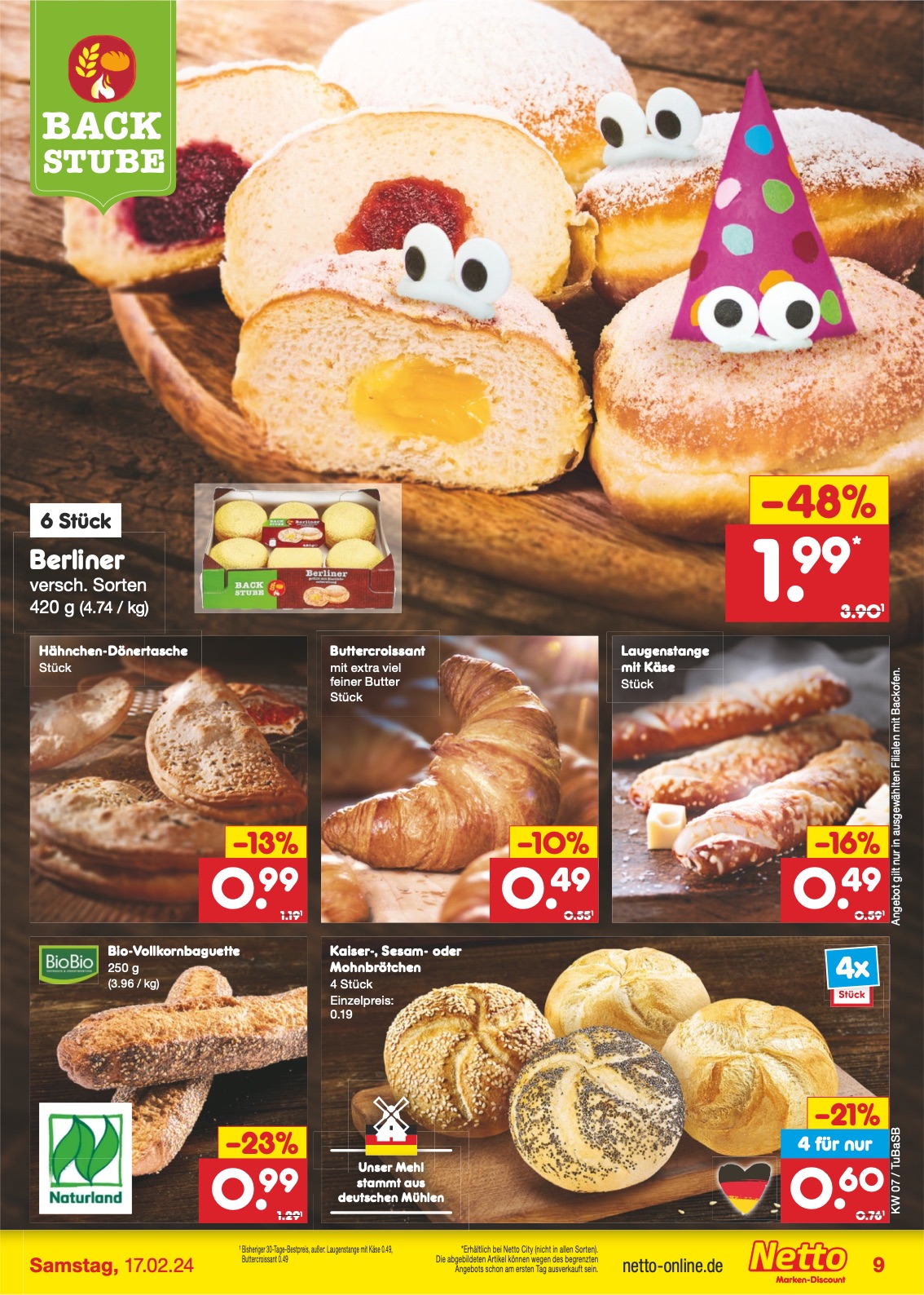 Netto Prospekt Lörrach-Brombach 12 – 17 Feb 2024 Seite 9