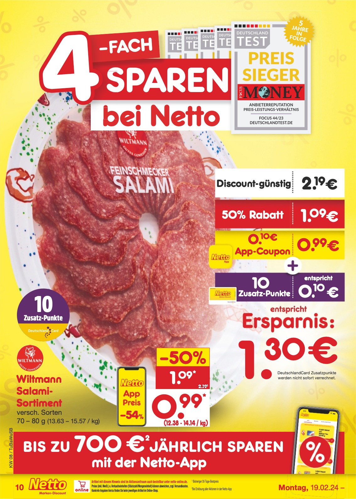 Netto Prospekt Lörrach-Brombach 19 – 24 Feb 2024 Seite 10