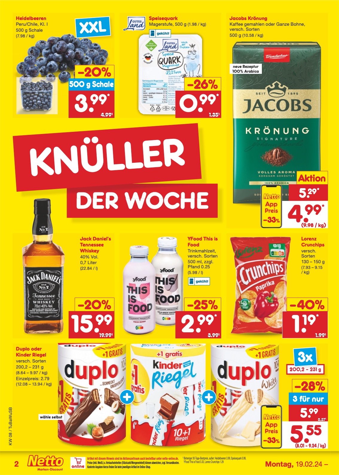 Netto Prospekt Lörrach-Brombach 19 – 24 Feb 2024 Seite 2