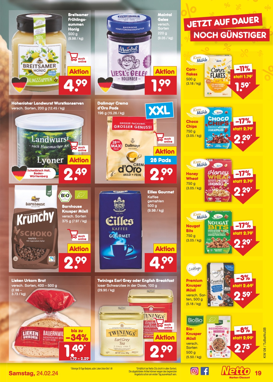 Netto Prospekt Lörrach-Brombach 19 – 24 Feb 2024 Seite 21