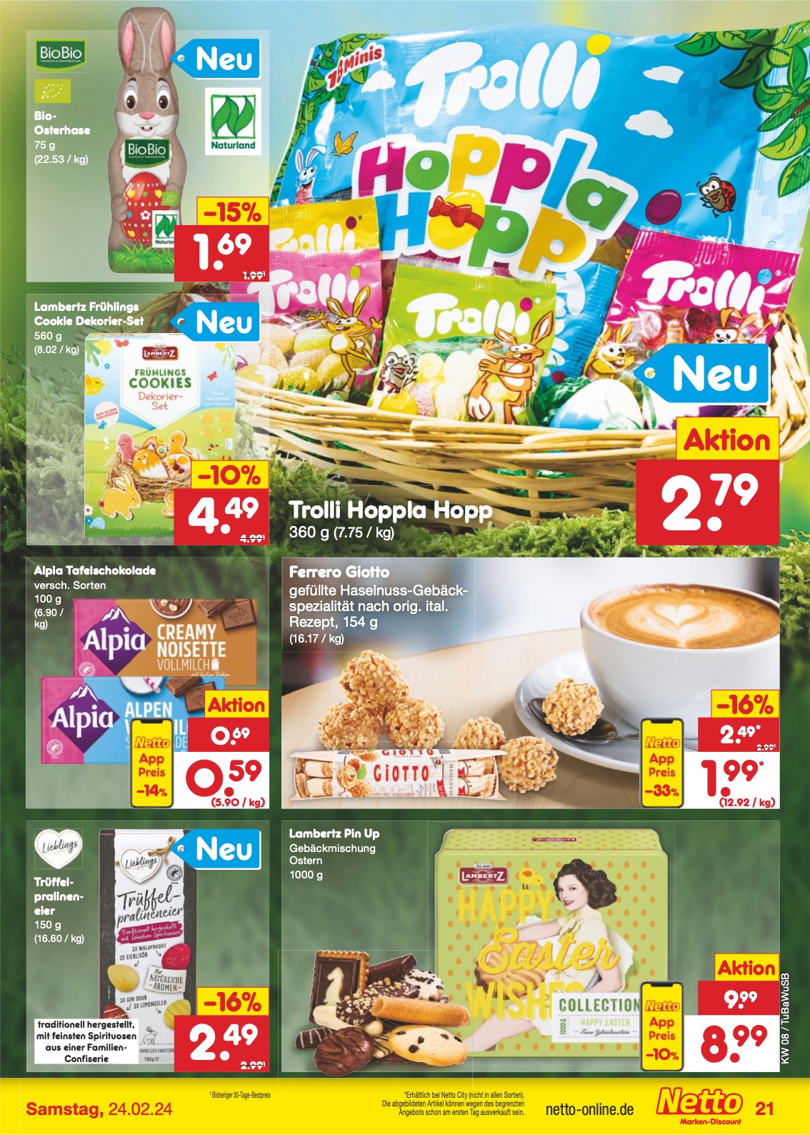 Netto Prospekt Lörrach-Brombach 19 – 24 Feb 2024 Seite 25