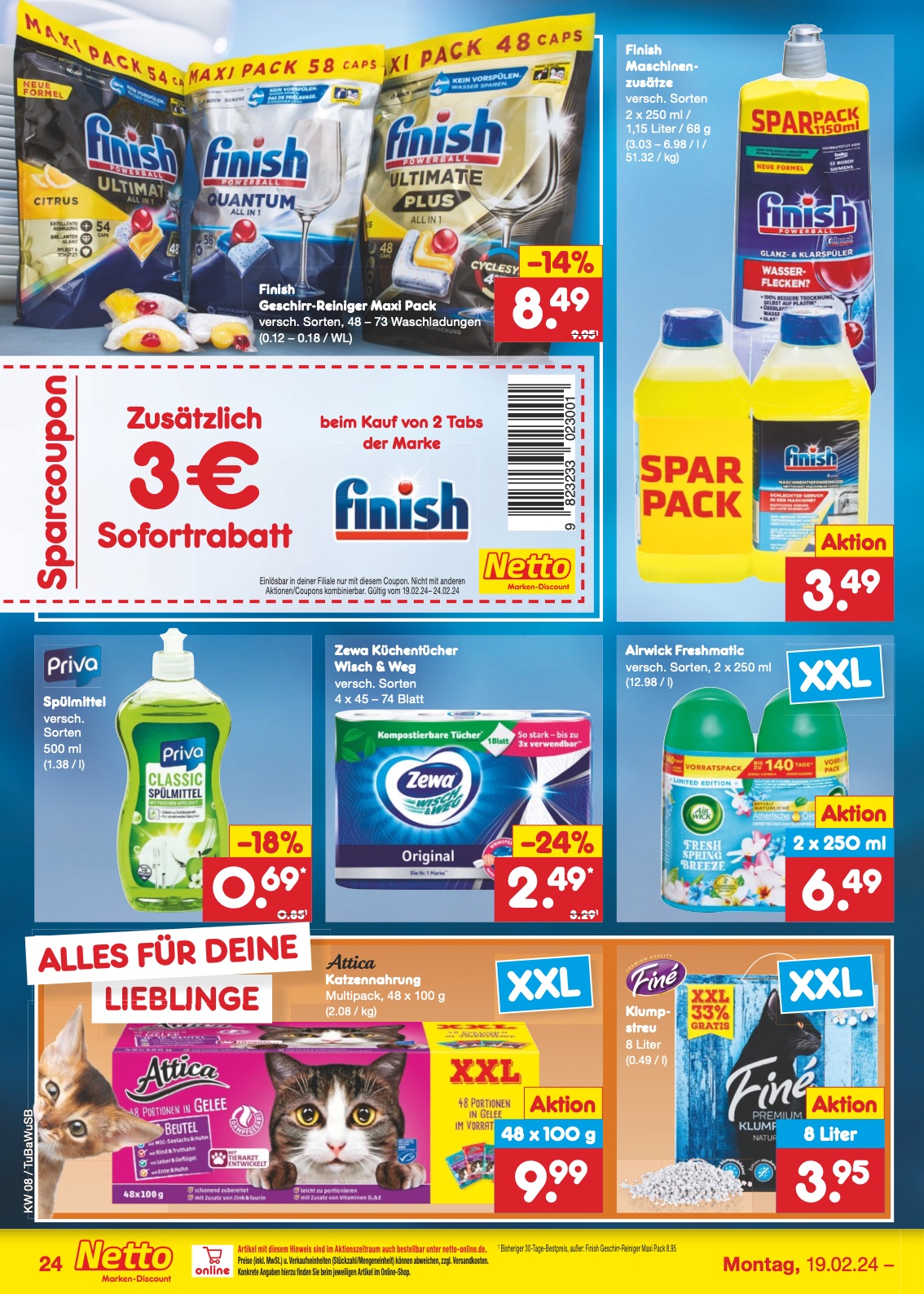 Netto Prospekt Lörrach-Brombach 19 – 24 Feb 2024 Seite 28