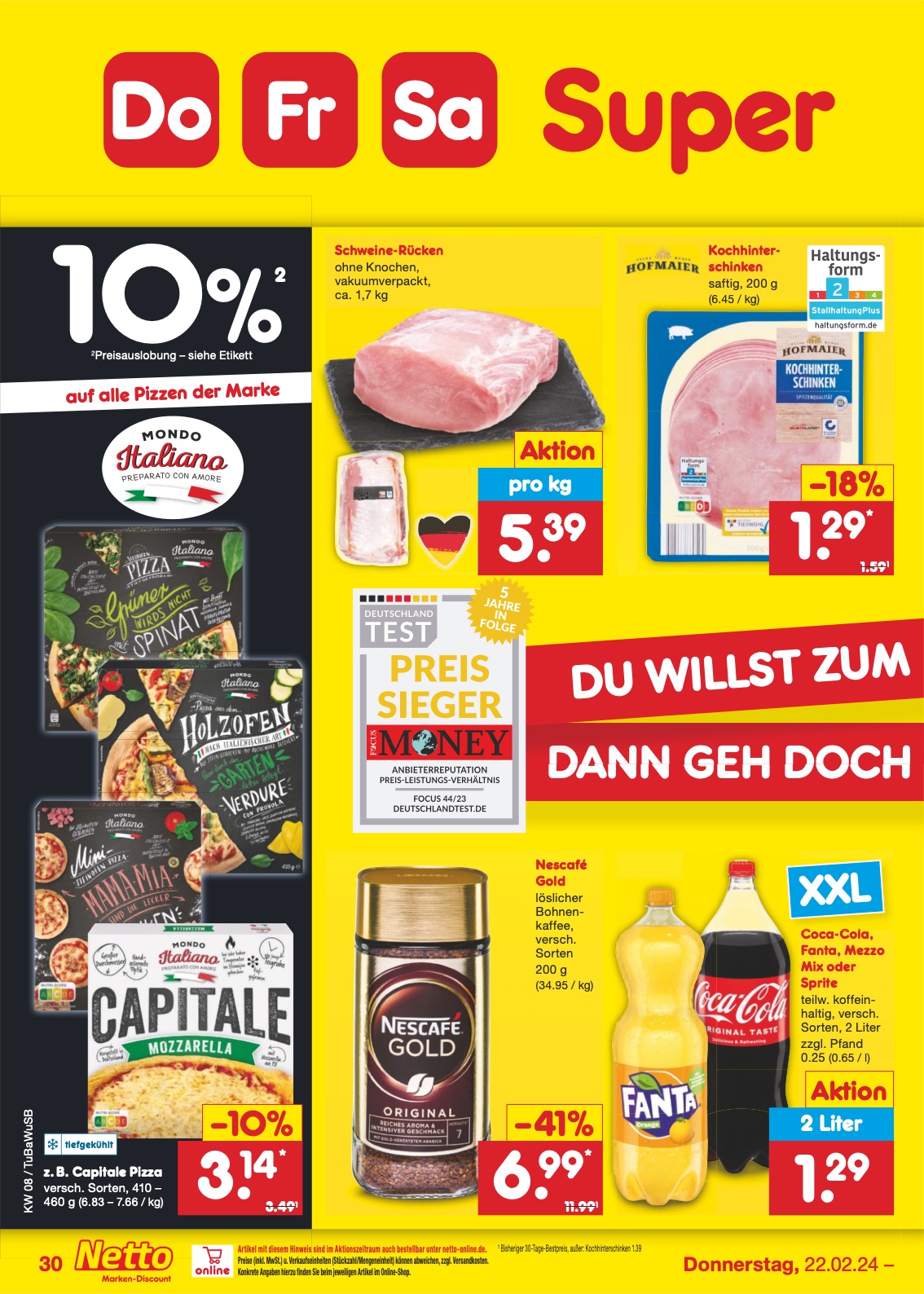 Netto Prospekt Lörrach-Brombach 19 – 24 Feb 2024 Seite 40