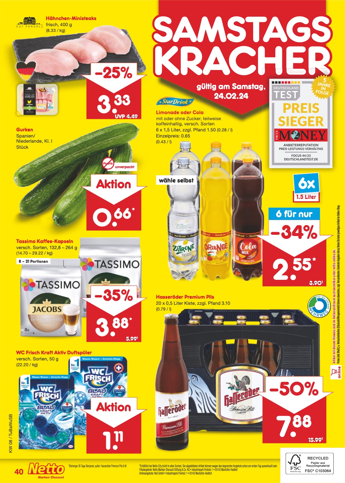 Netto Prospekt Lörrach-Brombach 19 – 24 Feb 2024 Seite 50