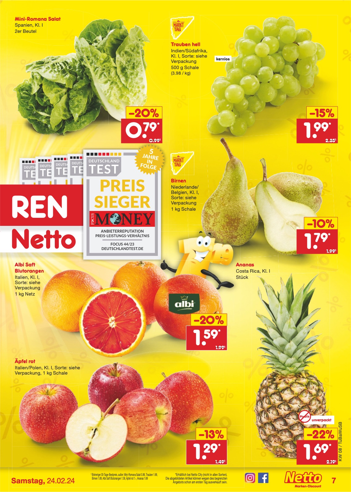 Netto Prospekt Lörrach-Brombach 19 – 24 Feb 2024 Seite 7