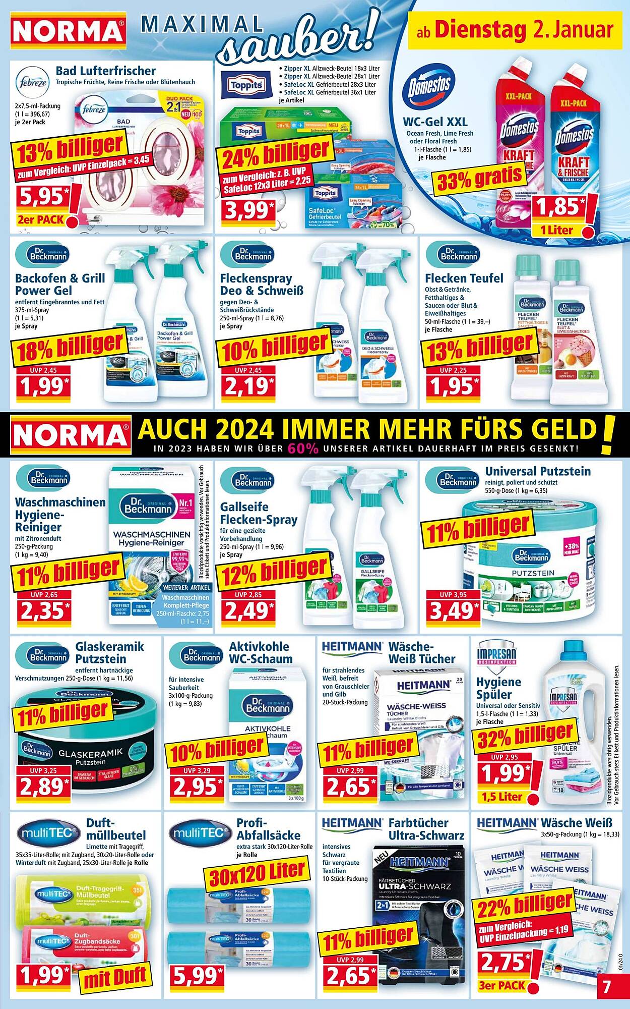 Norma Prospekt 1 – 6 Januar 2024 Seite 7