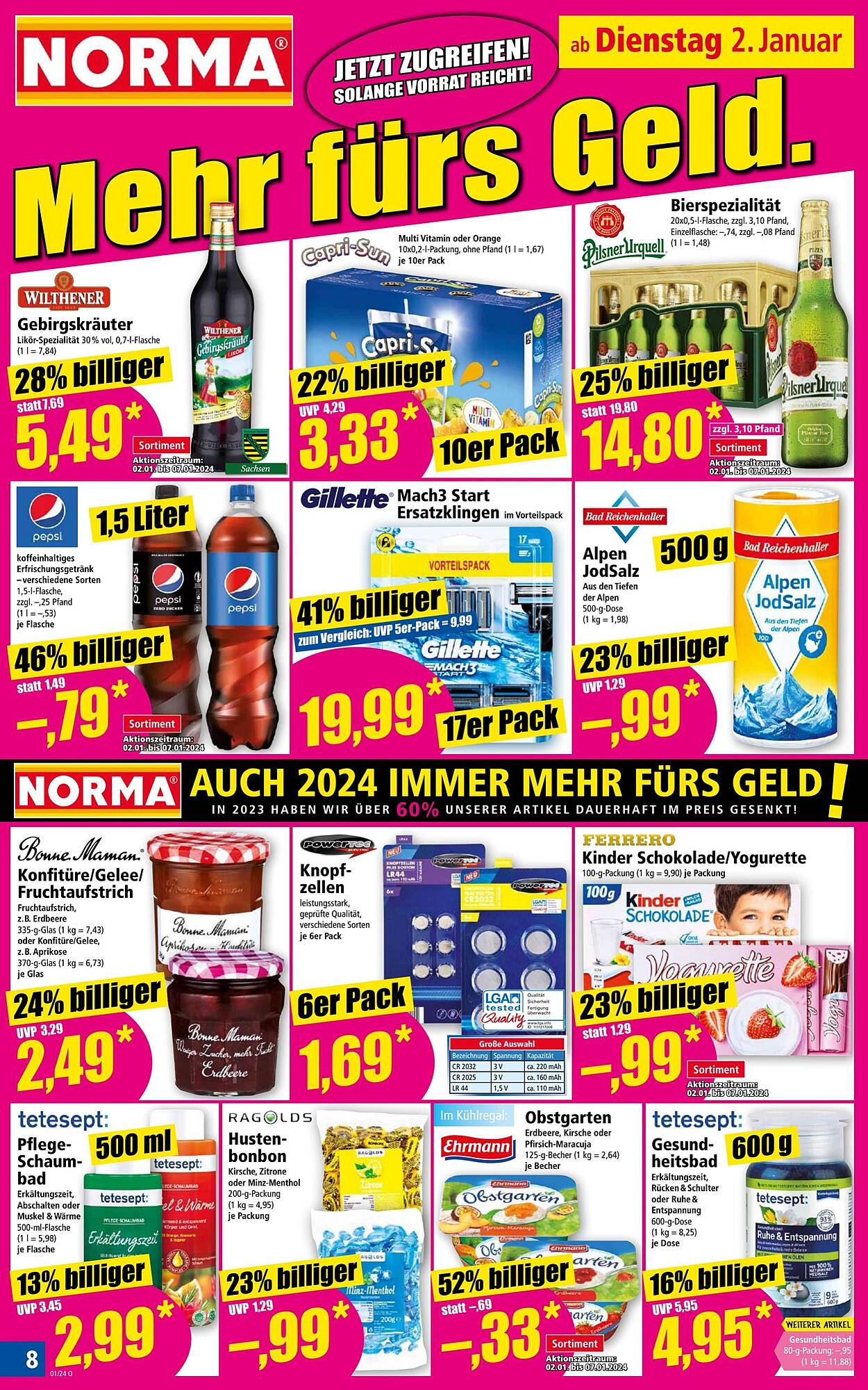 Norma Prospekt 1 – 6 Januar 2024 Seite 8
