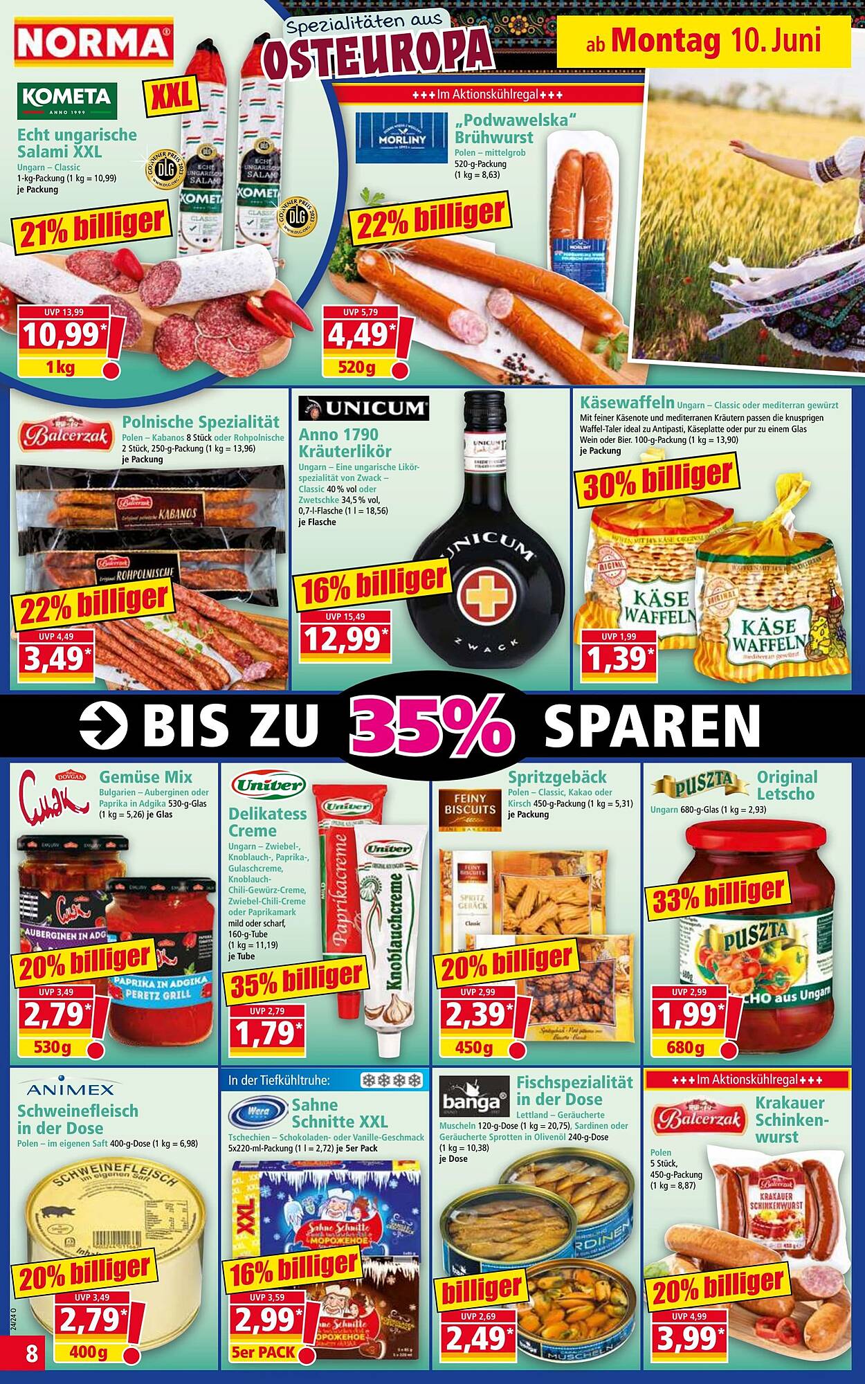 Norma Prospekt 10 – 15 Juni 2024 Seite 8