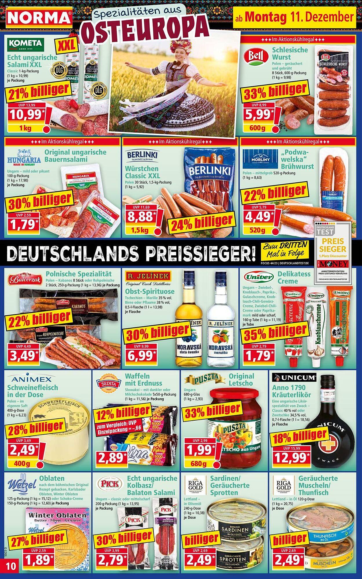 Norma Prospekt 11 – 17 Dezember 2023 Seite 10