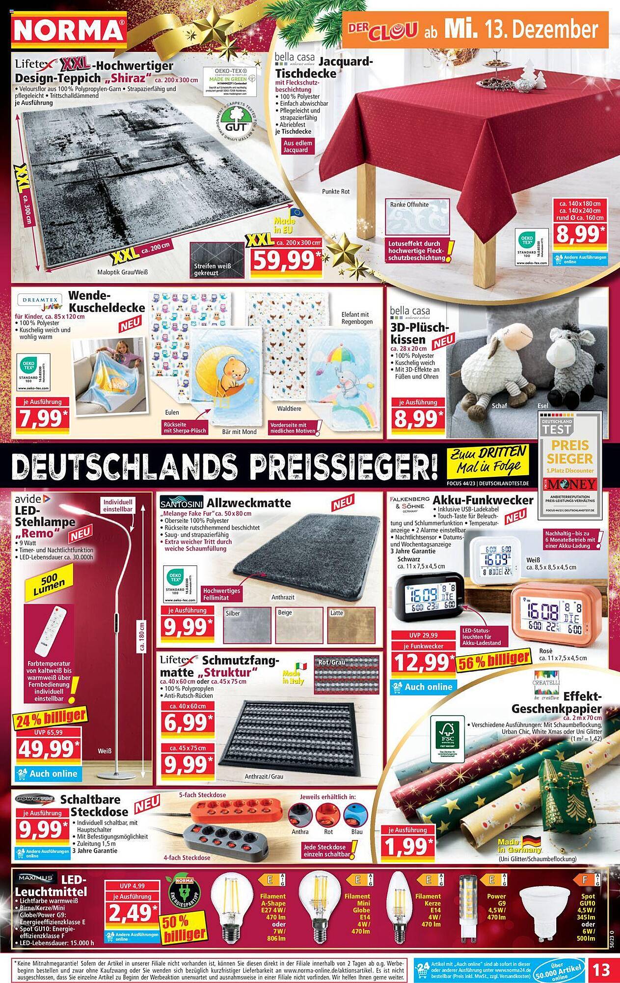 Norma Prospekt 11 – 17 Dezember 2023 Seite 13