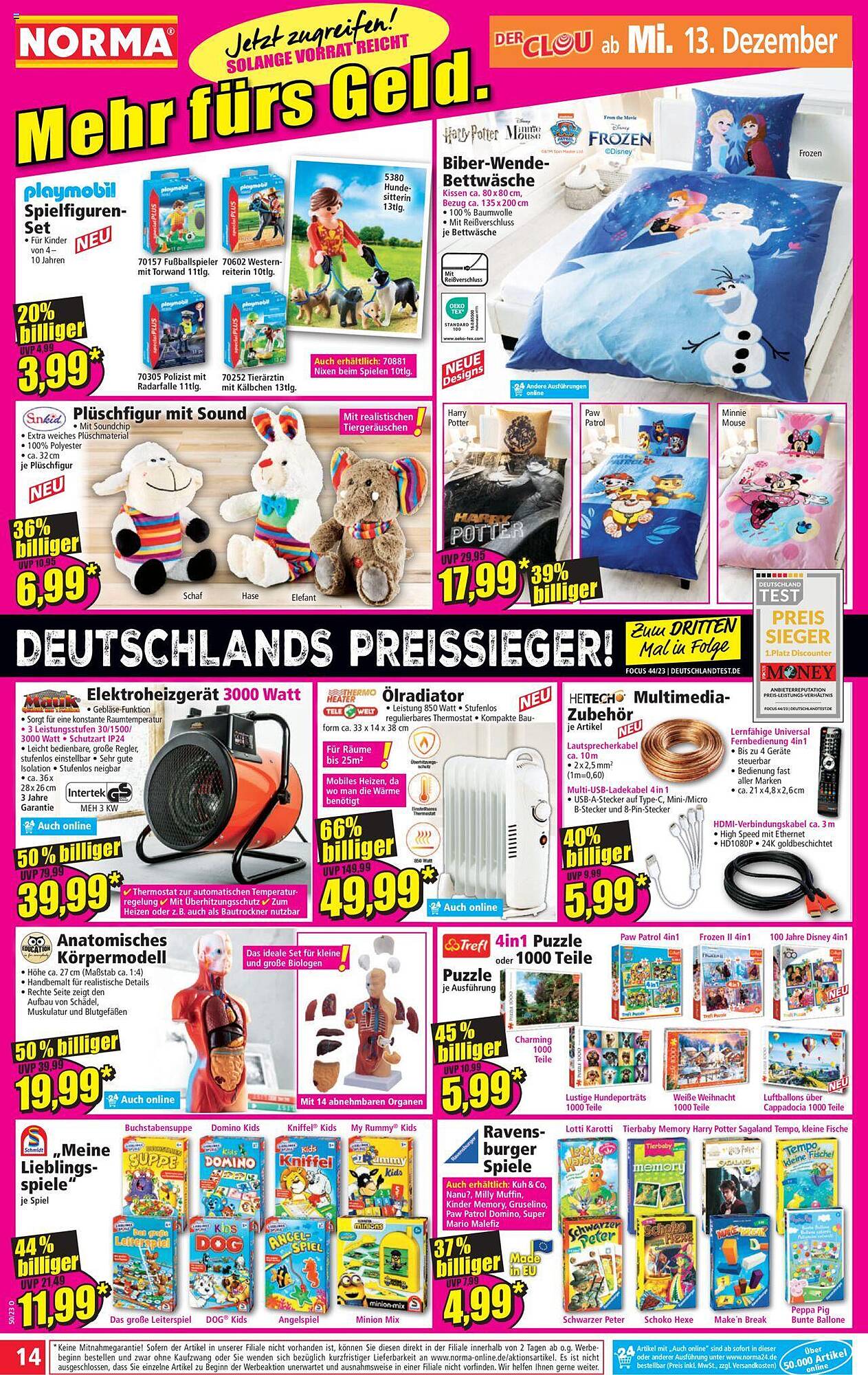 Norma Prospekt 11 – 17 Dezember 2023 Seite 14