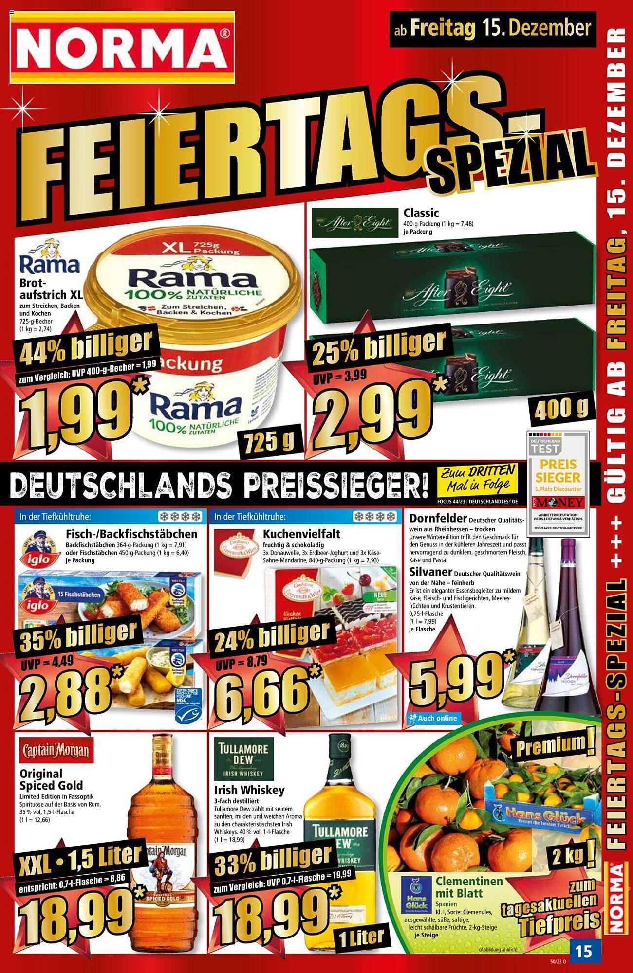 Norma Prospekt 11 – 17 Dezember 2023 Seite 15