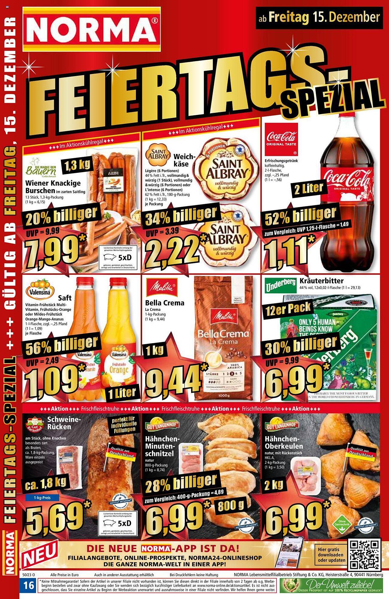 Norma Prospekt 11 – 17 Dezember 2023 Seite 16