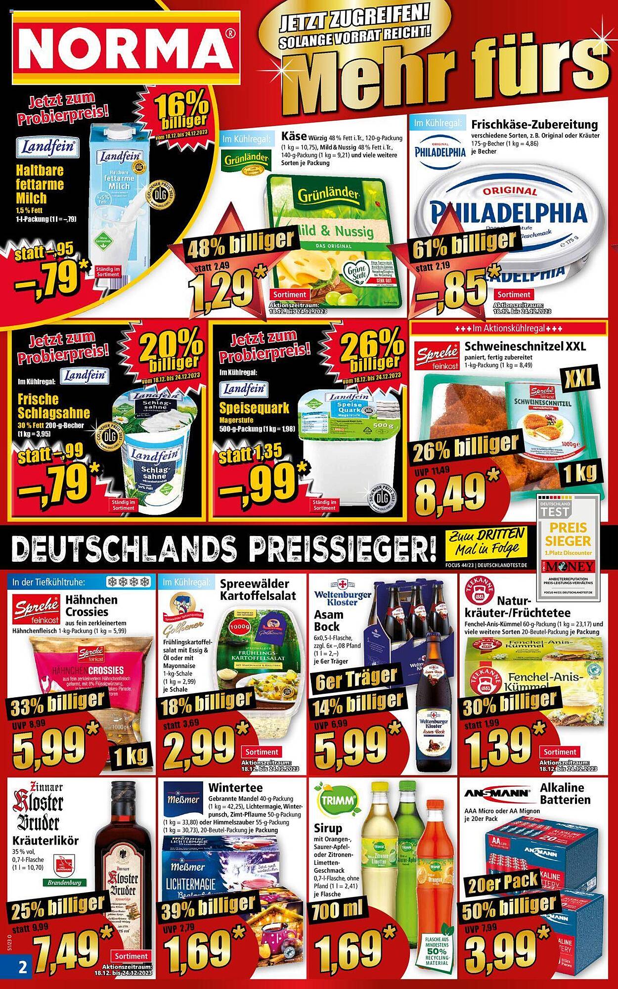 Norma Prospekt 18 – 23 Dezember 2023 Seite 2