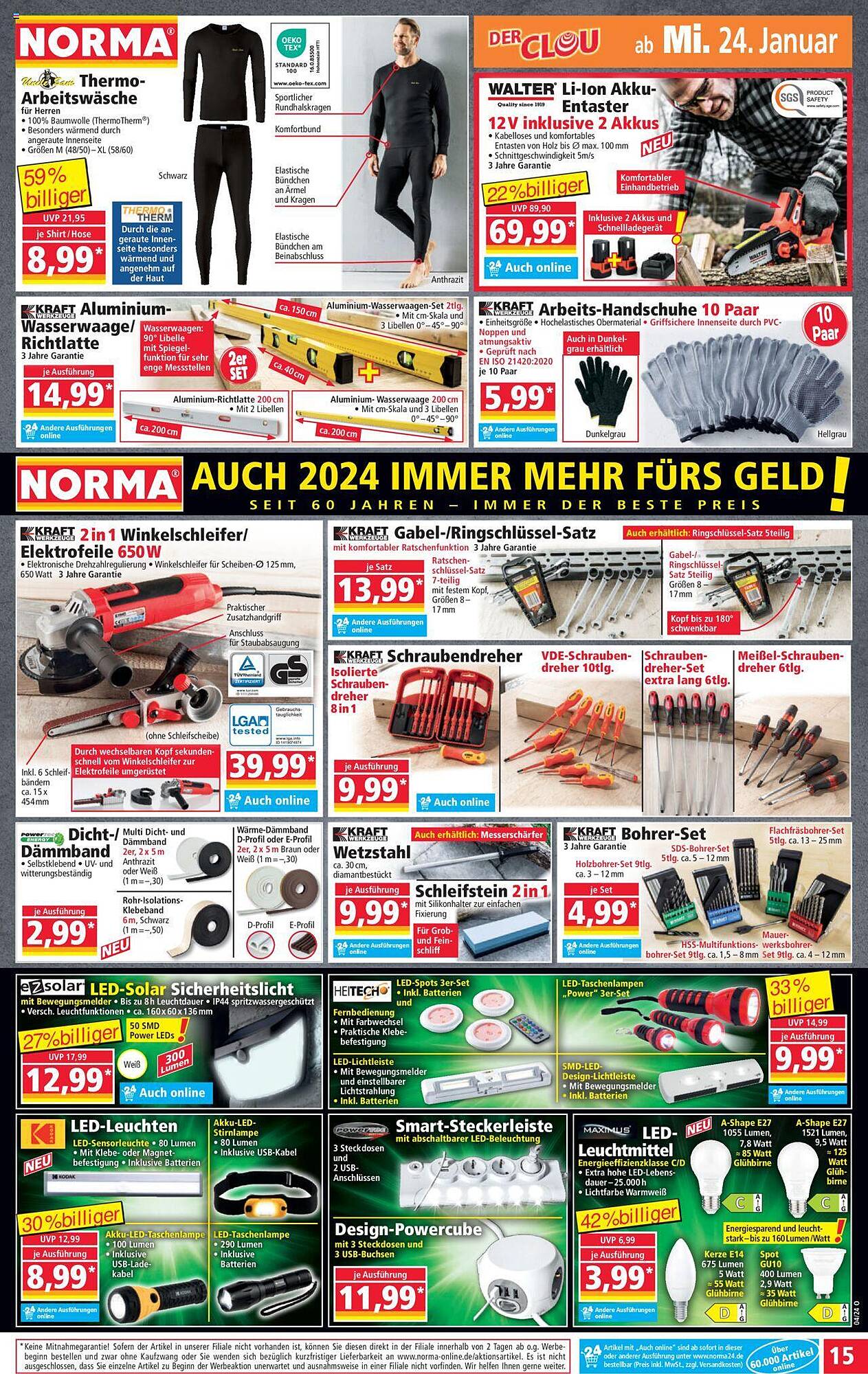 Norma Prospekt 22 – 27 Januar 2024 Seite 15