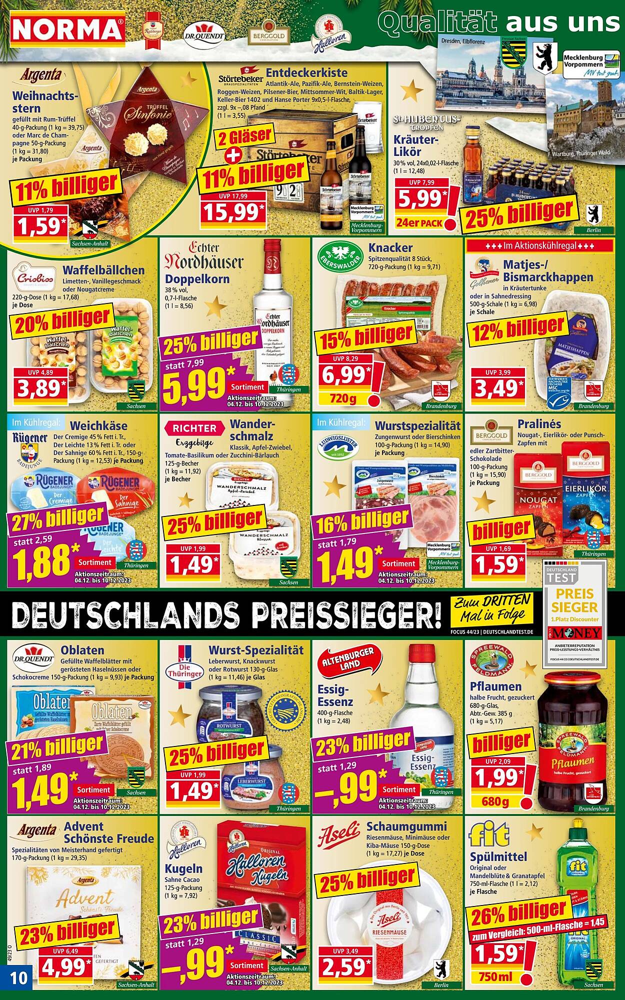 Norma Prospekt 4 – 9 Dezember 2023 Seite 10