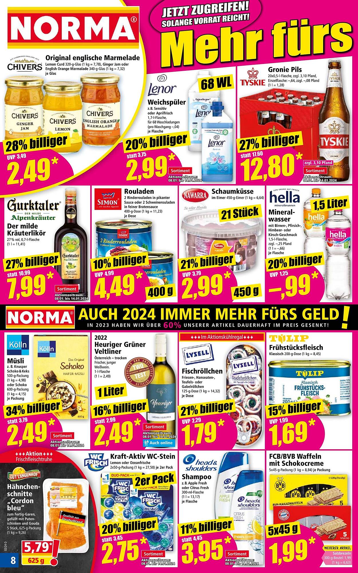 Norma Prospekt 7 – 13 Januar 2024 Seite 8