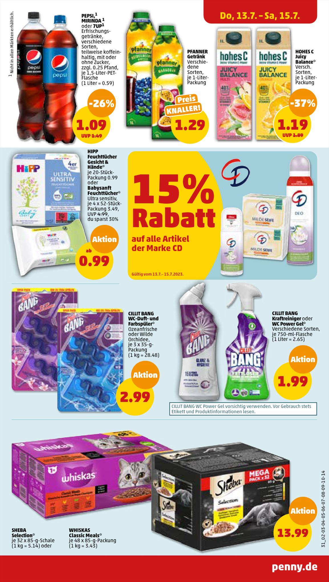 Penny Prospekt 10 – 15 Juli 2023 Seite 31