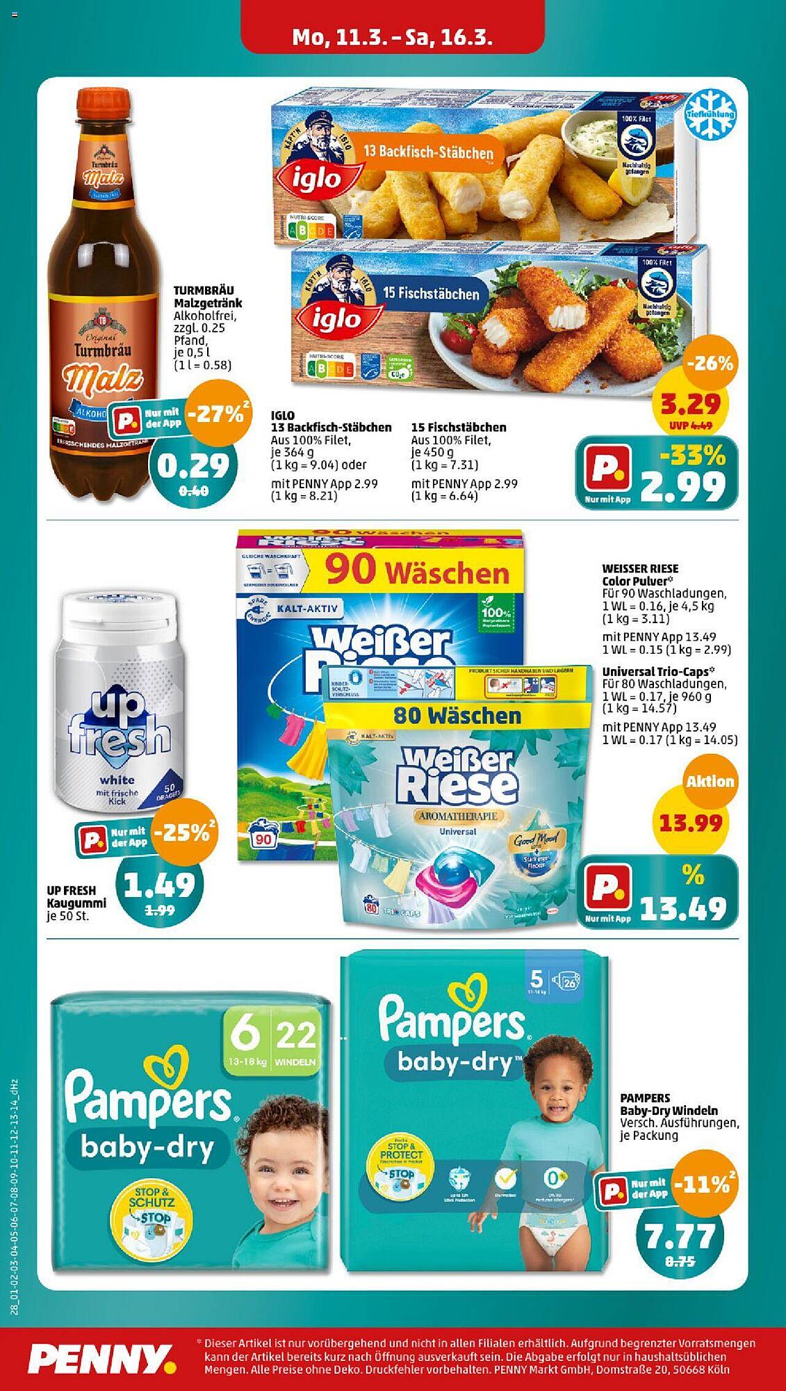 Penny Prospekt 11 – 16 Marsch 2024 Seite 28