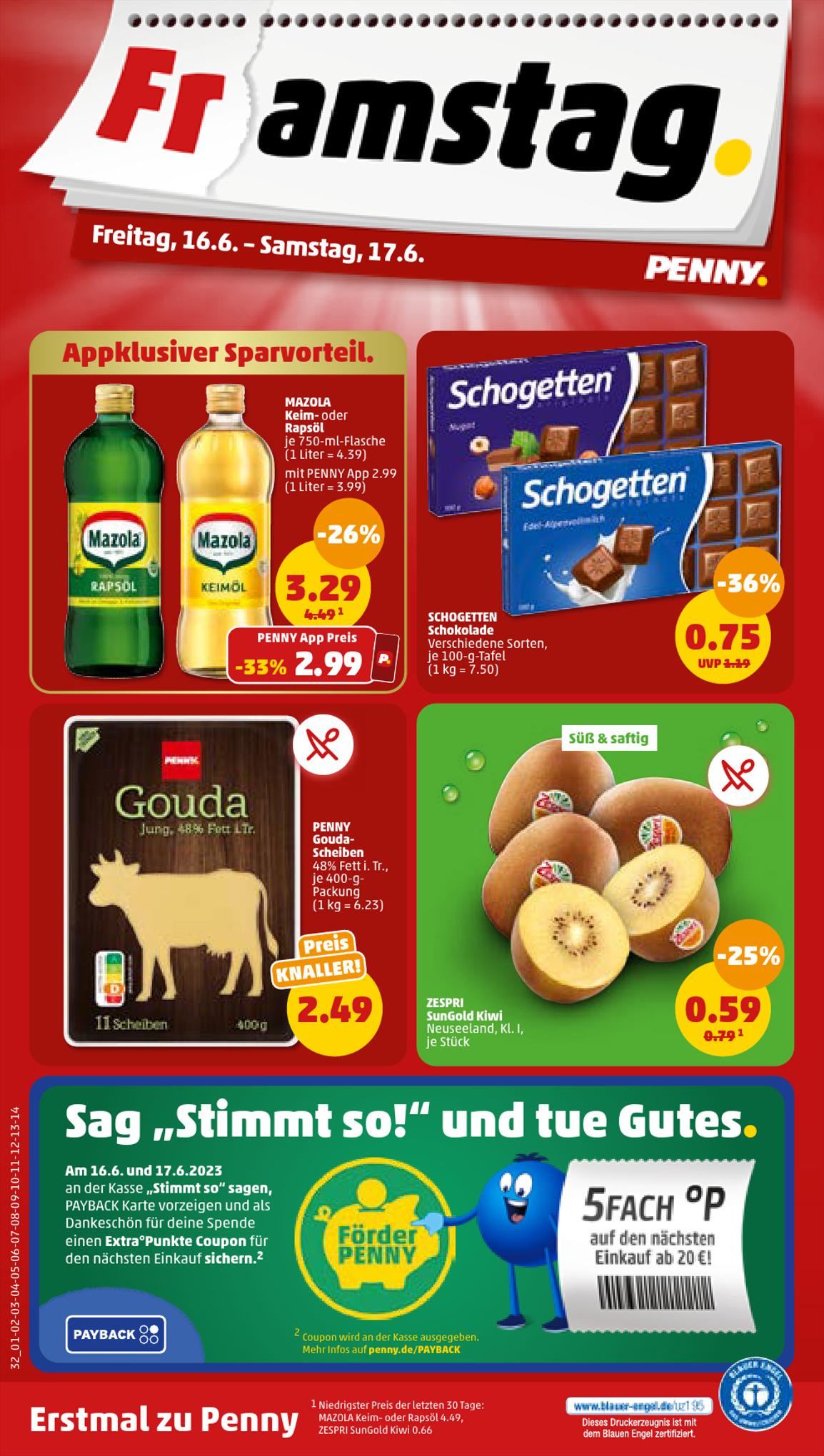 Penny Prospekt 12 – 17 Juni 2023 Seite 32