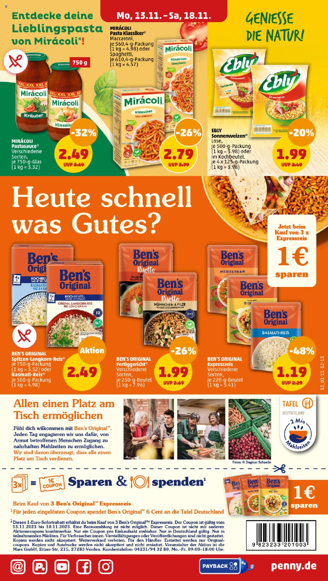 Penny Prospekt 13 – 18 November 2023 Seite 13