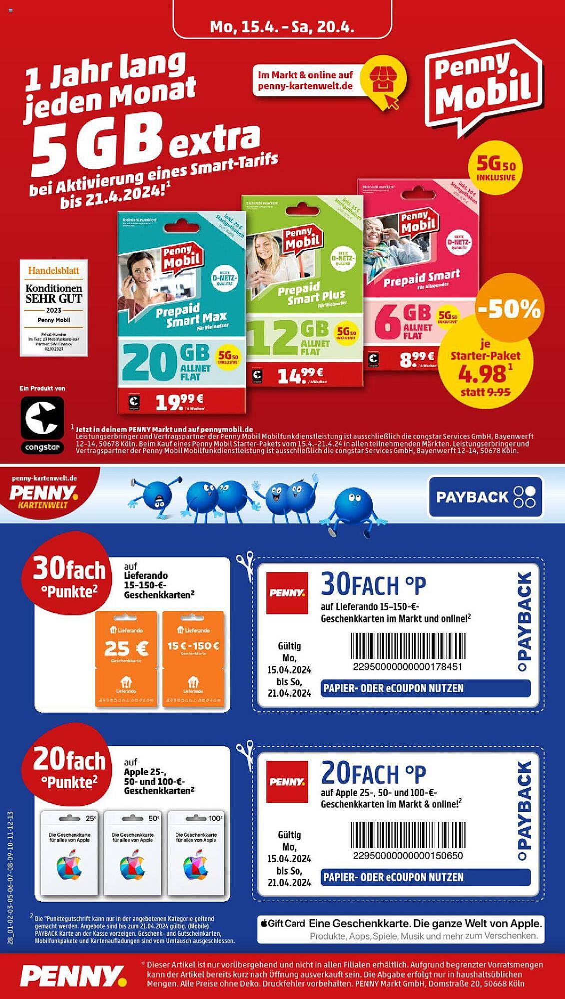 Penny Prospekt 15 – 20 April 2024 Seite 28