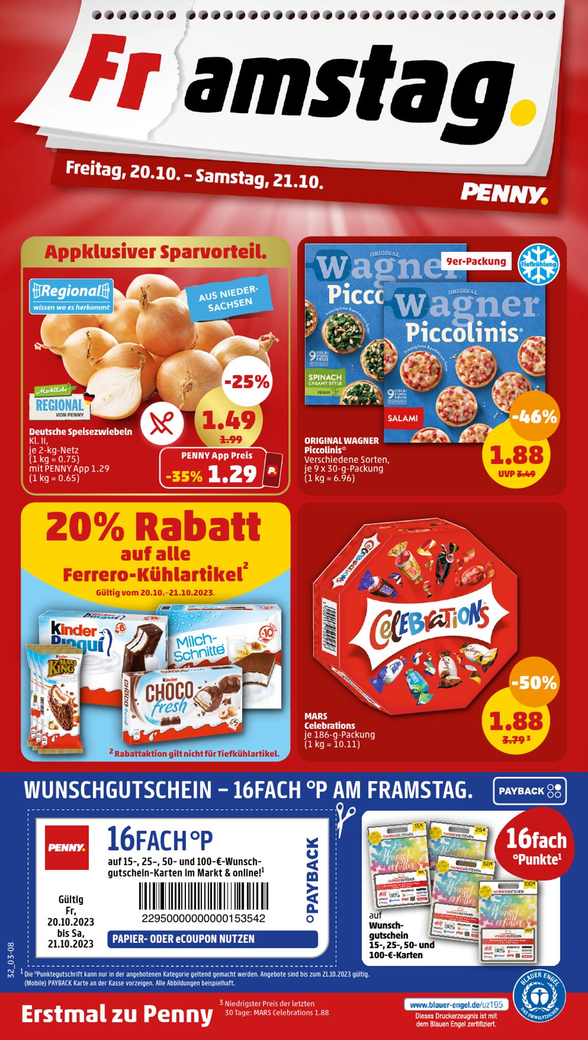 Penny Prospekt 16 – 21 October 2023 Seite 34