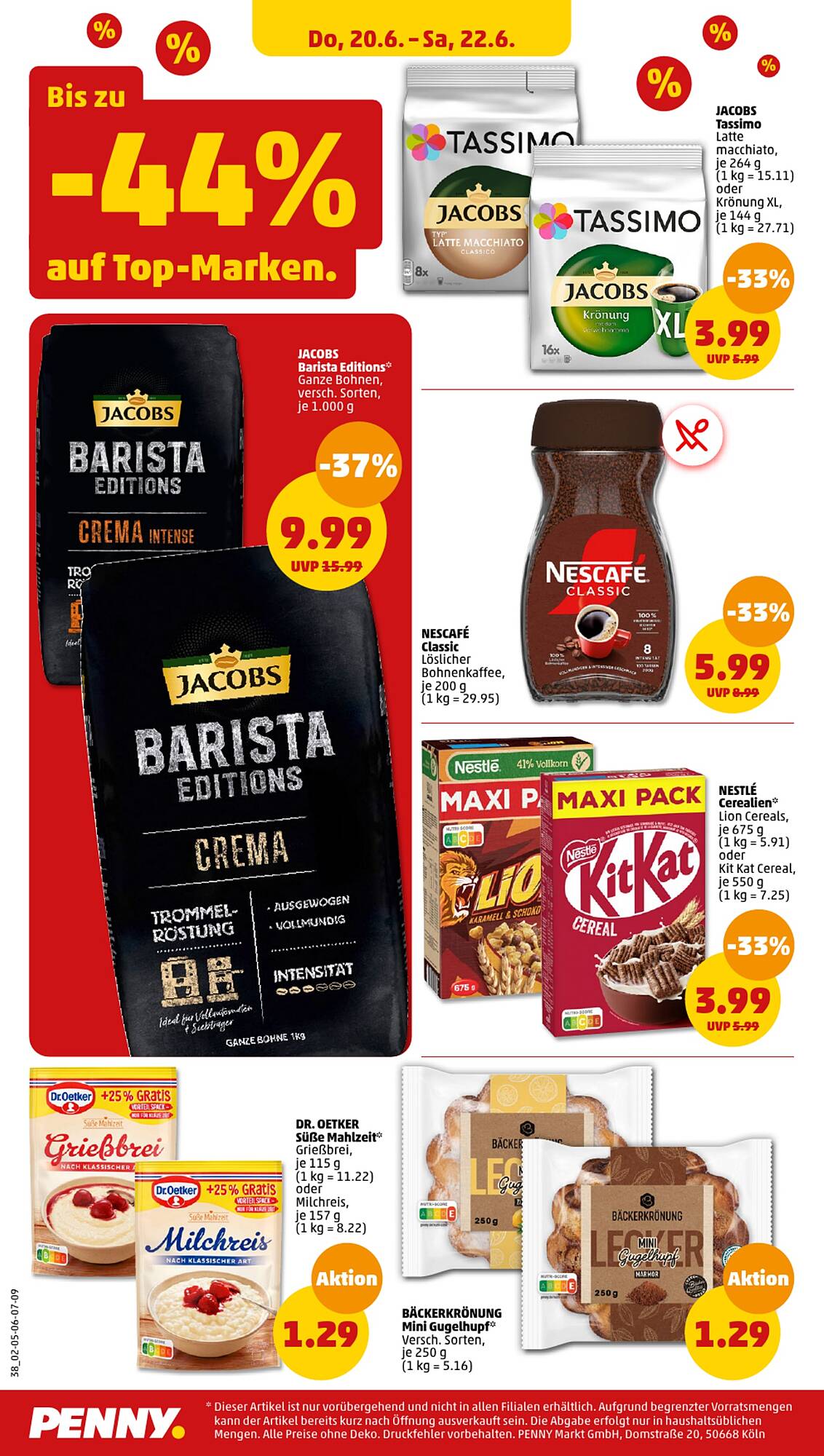 Penny Prospekt 17 – 22 Juni 2024 Seite 38