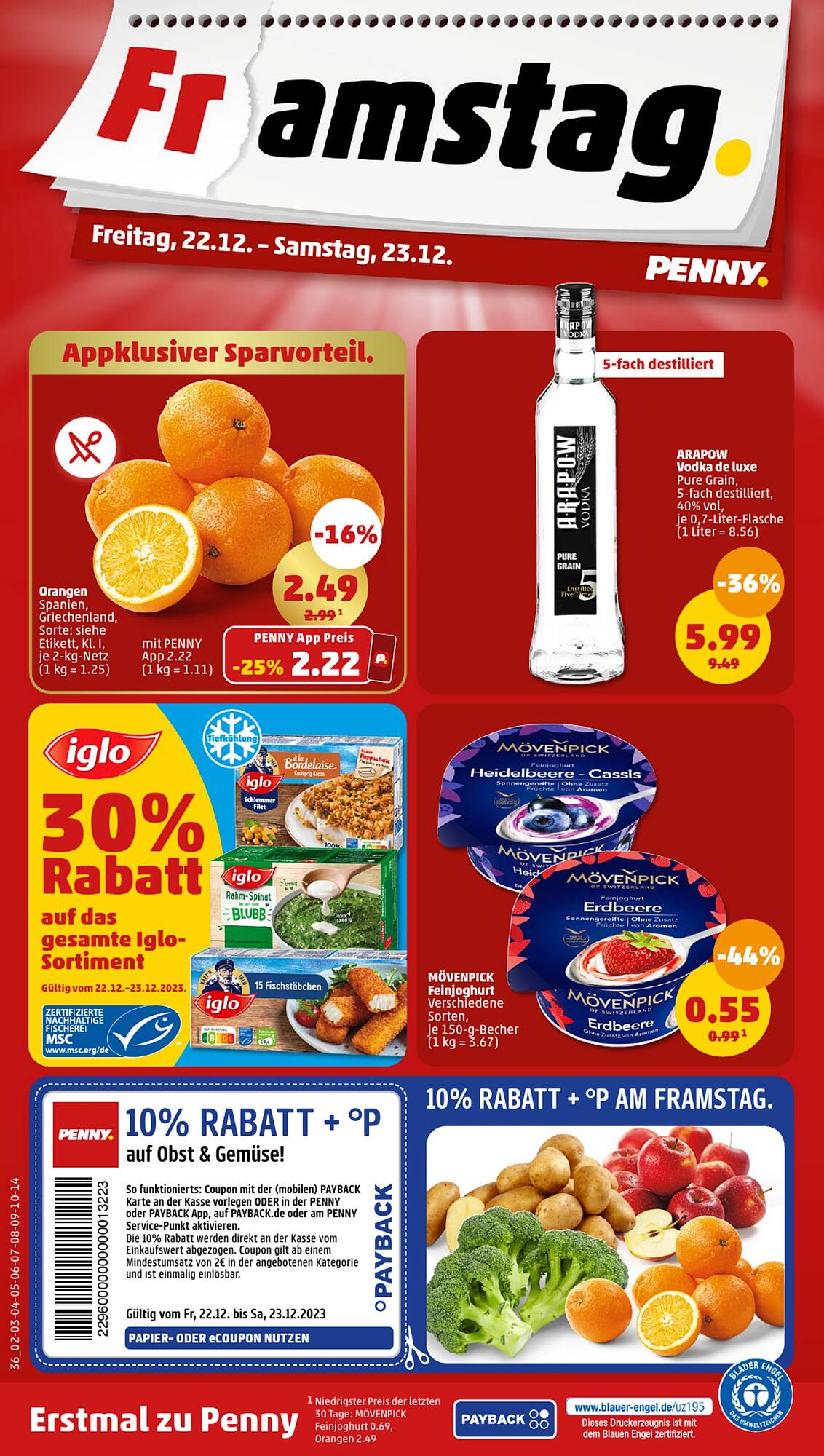 Penny Prospekt 18 – 23 Dezember 2023 Seite 38