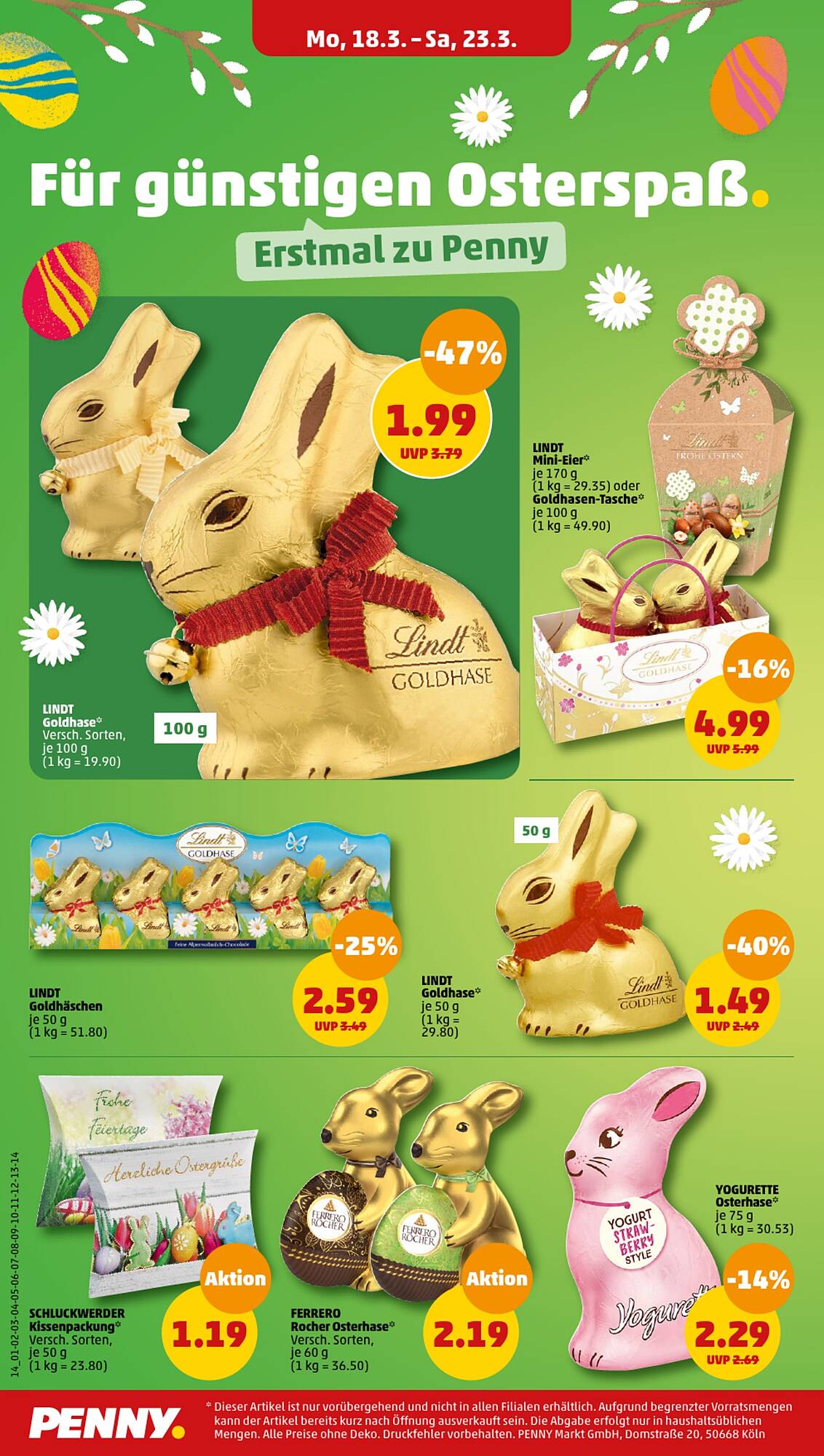 Penny Prospekt 18 – 23 Marsch 2024 Seite 14