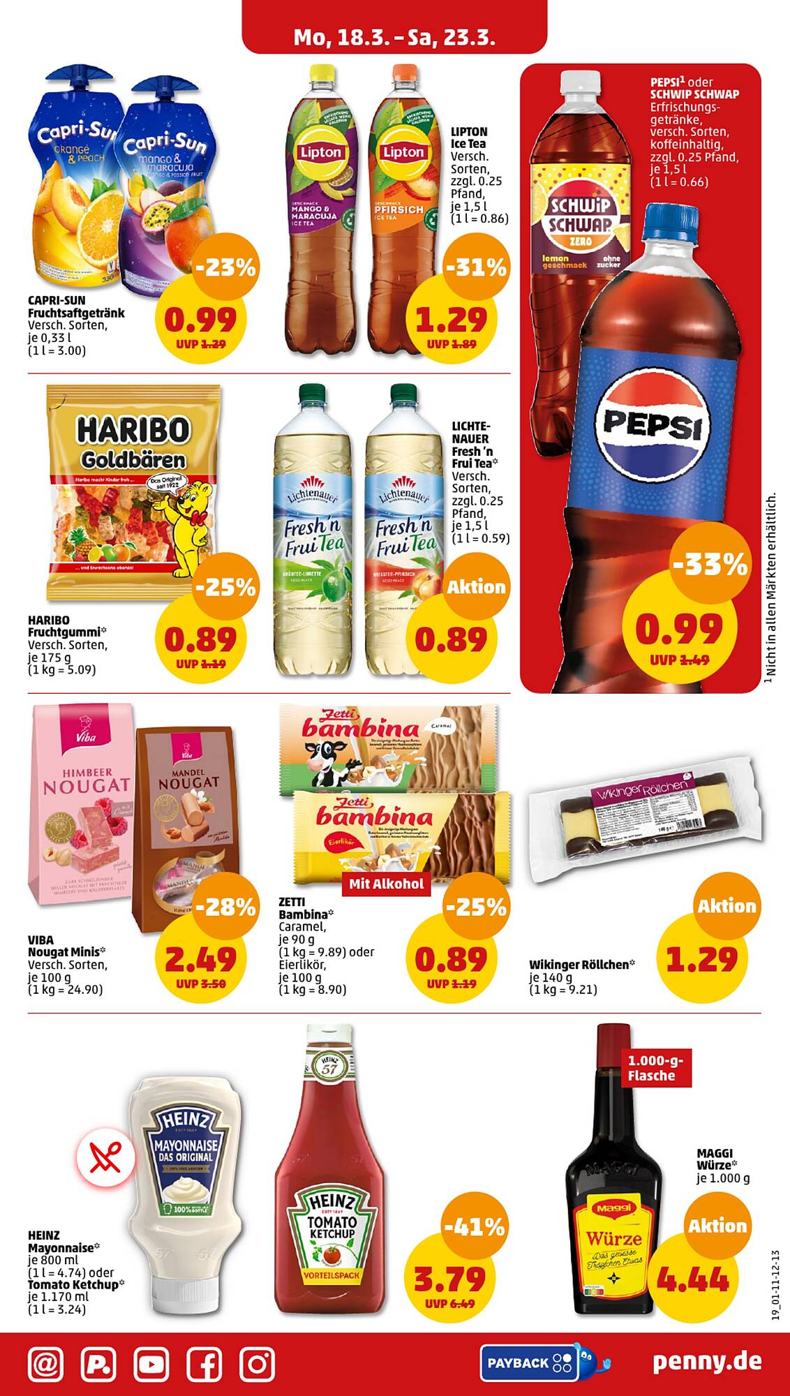 Penny Prospekt 18 – 23 Marsch 2024 Seite 19