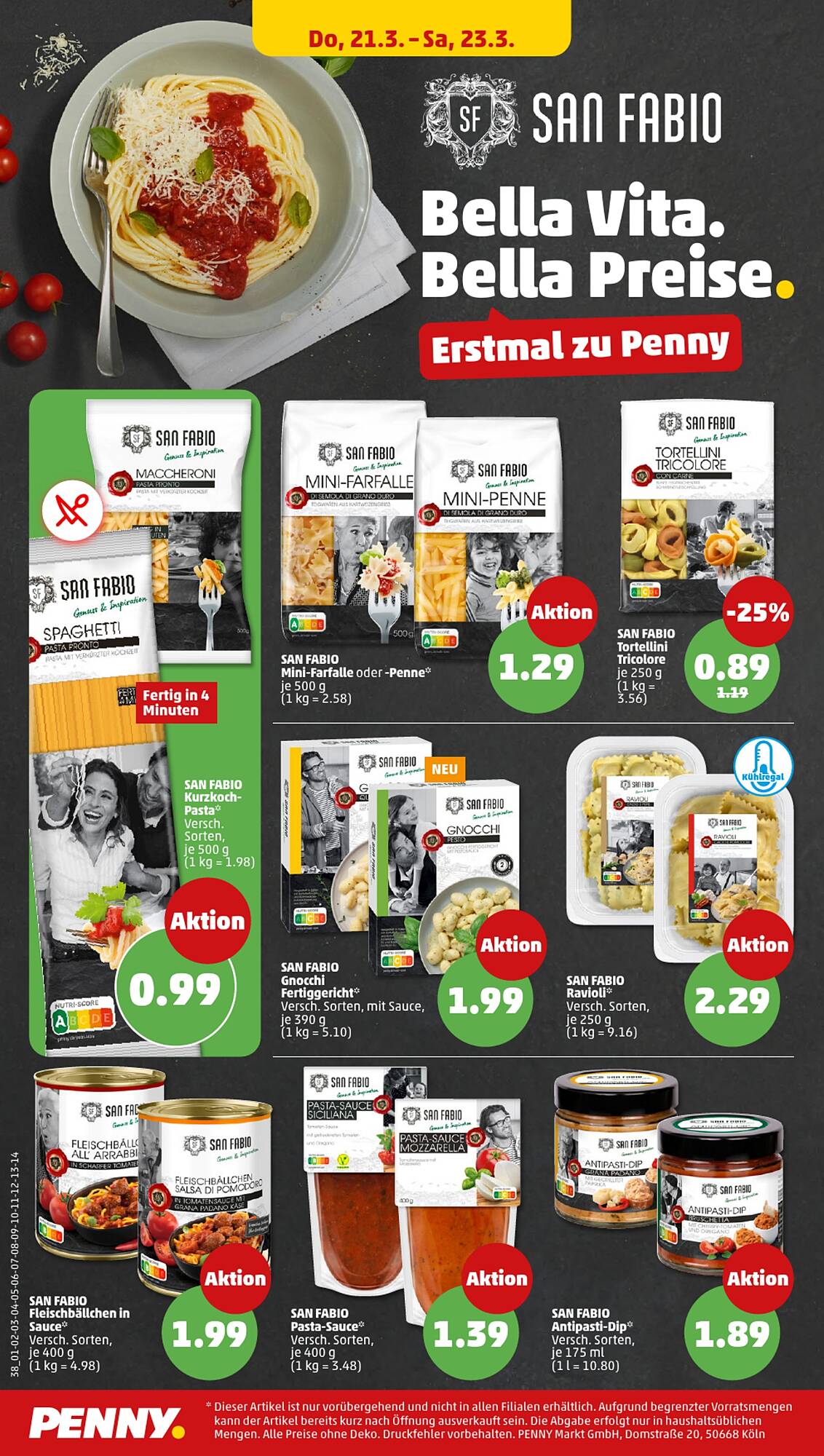 Penny Prospekt 18 – 23 Marsch 2024 Seite 38