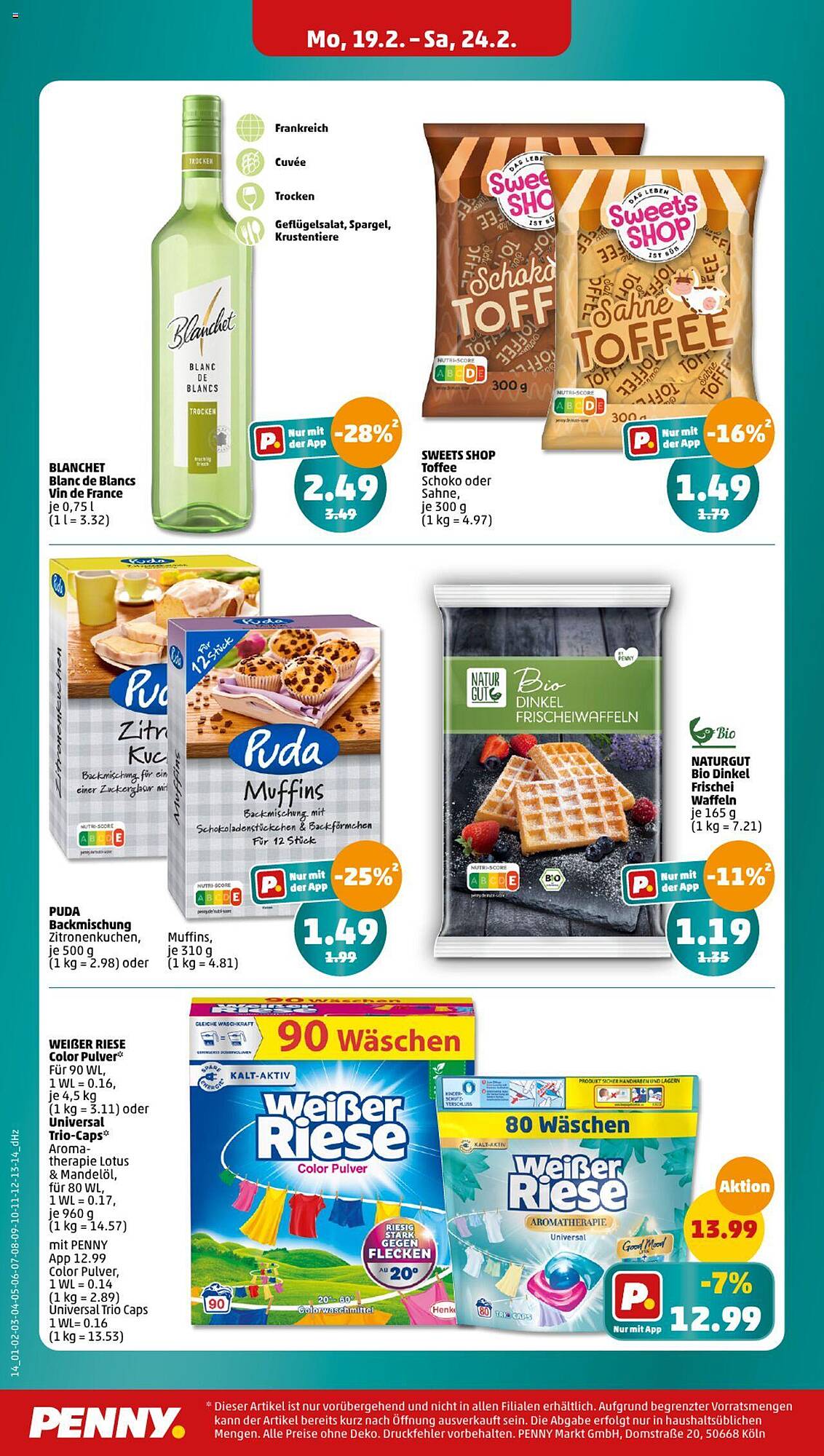 Penny Prospekt 19 – 24 Februar 2024 Seite 14