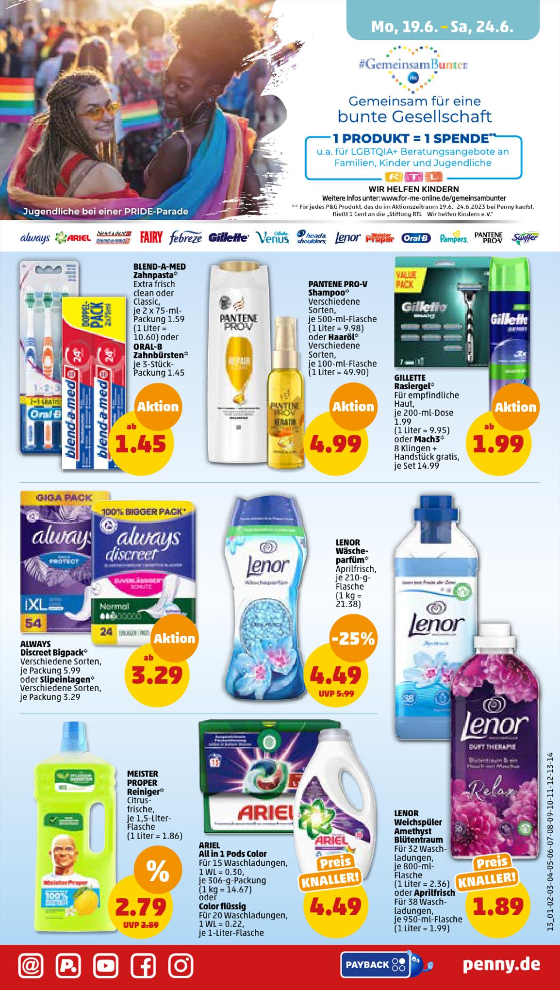 Penny Prospekt 19 – 24 Juni 2023 Seite 13