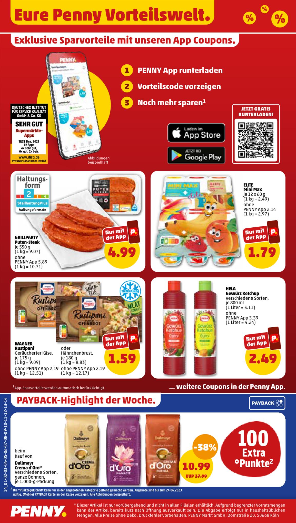 Penny Prospekt 19 – 24 Juni 2023 Seite 14