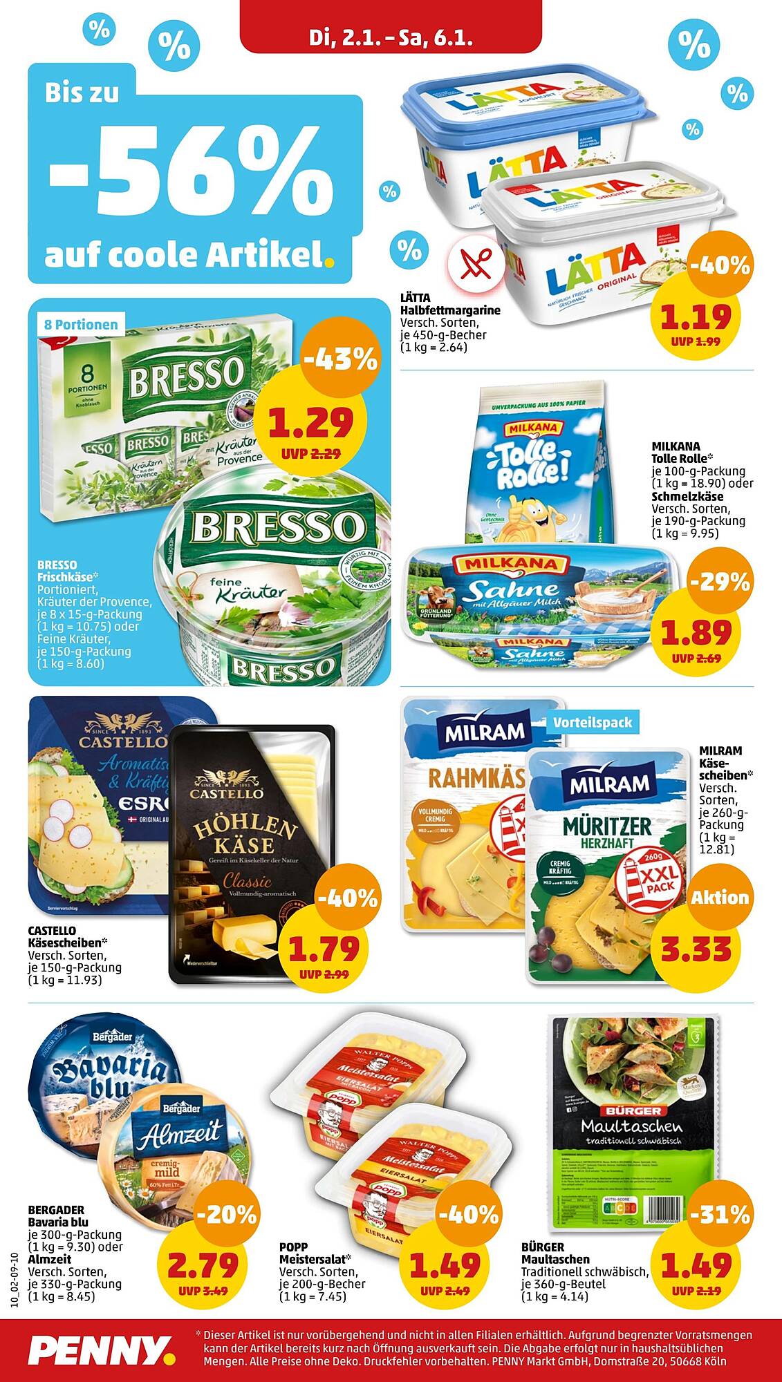 Penny Prospekt 2 – 6 Januar 2024 Seite 10