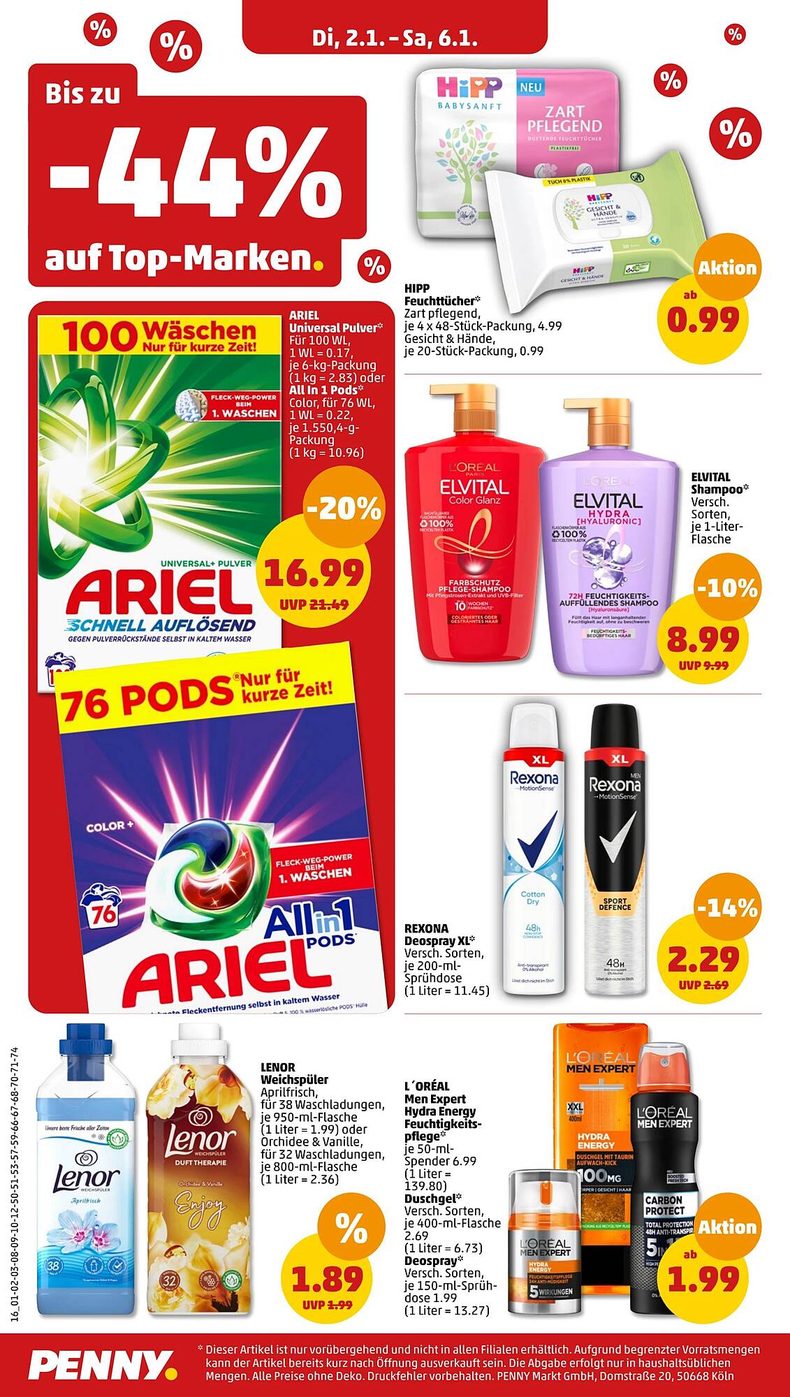 Penny Prospekt 2 – 6 Januar 2024 Seite 16