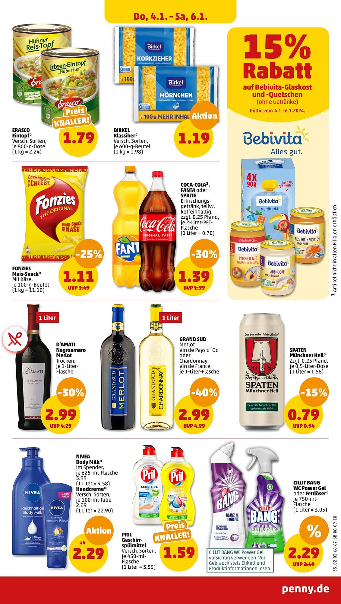 Penny Prospekt 2 – 6 Januar 2024 Seite 33