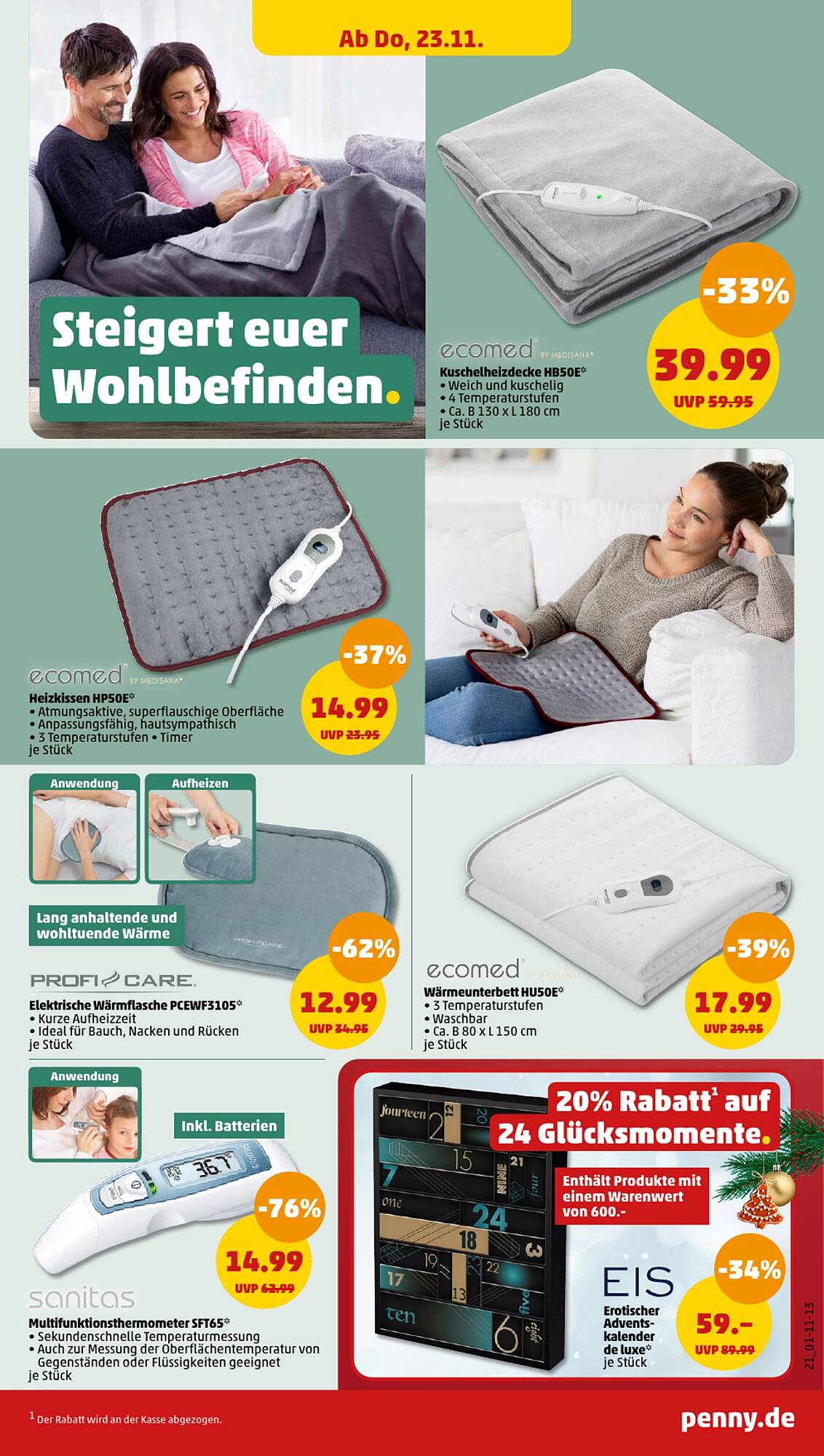 Penny Prospekt 20 – 25 November 2023 Seite 23