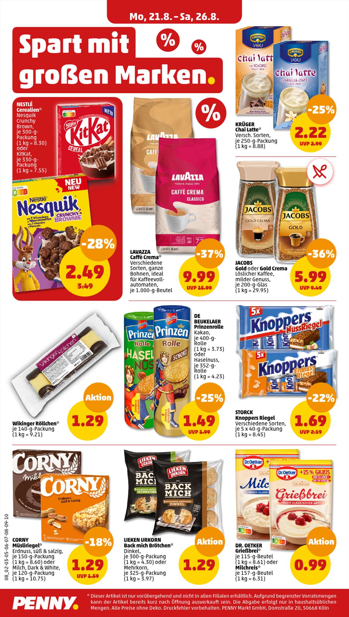 Penny Prospekt 21 – 26 August 2023 Seite 8