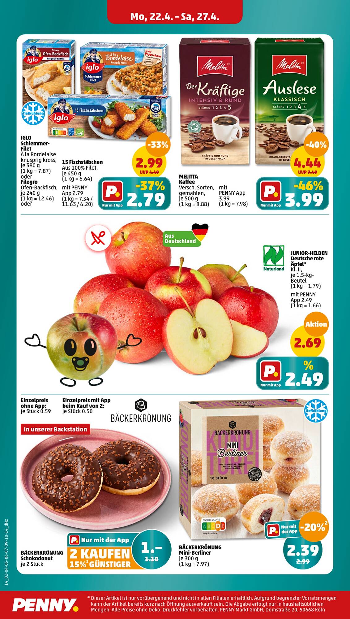 Penny Prospekt 22 – 27 April 2024 Seite 14